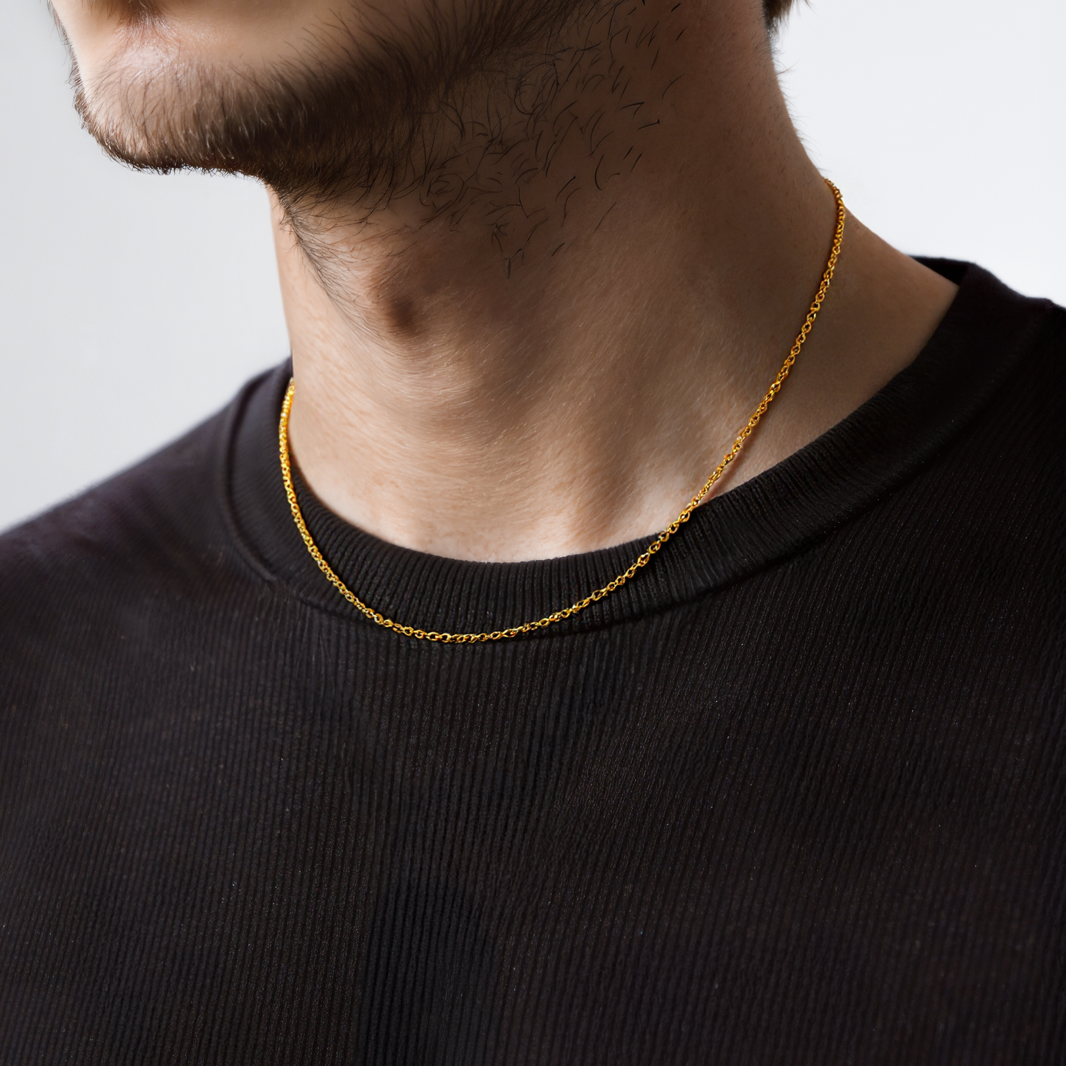 Łańcuszek Savicki 1,4mm: złoty 585, rolo - 5