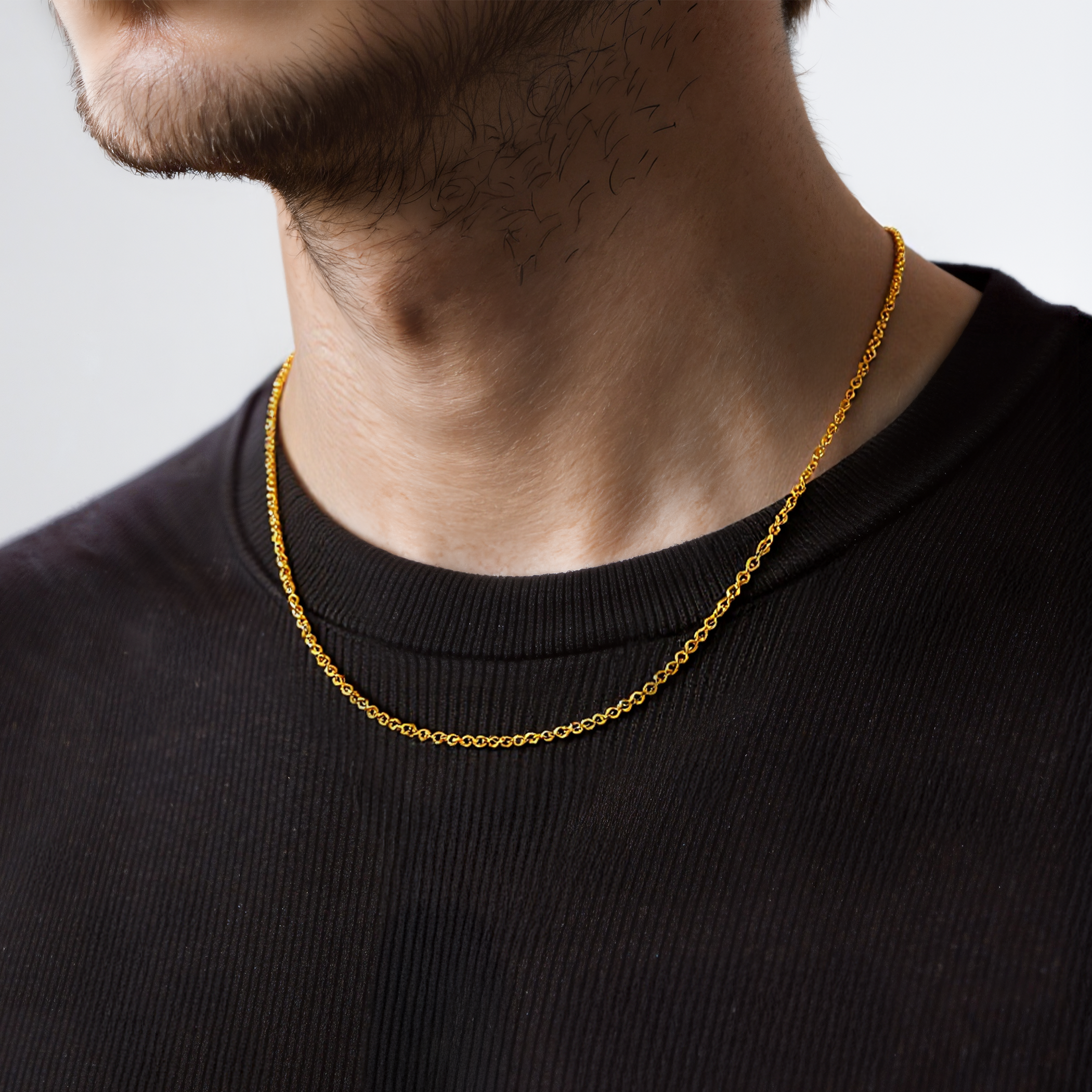 Łańcuszek Savicki 2mm: złoty 585, rolo