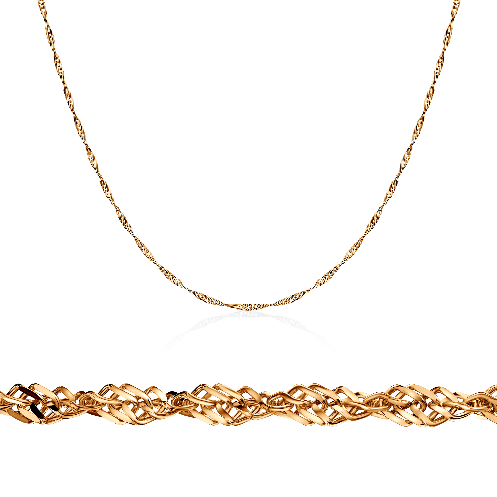 Kette SAVICKI 1,5 mm: Gold 585, Singapurkette