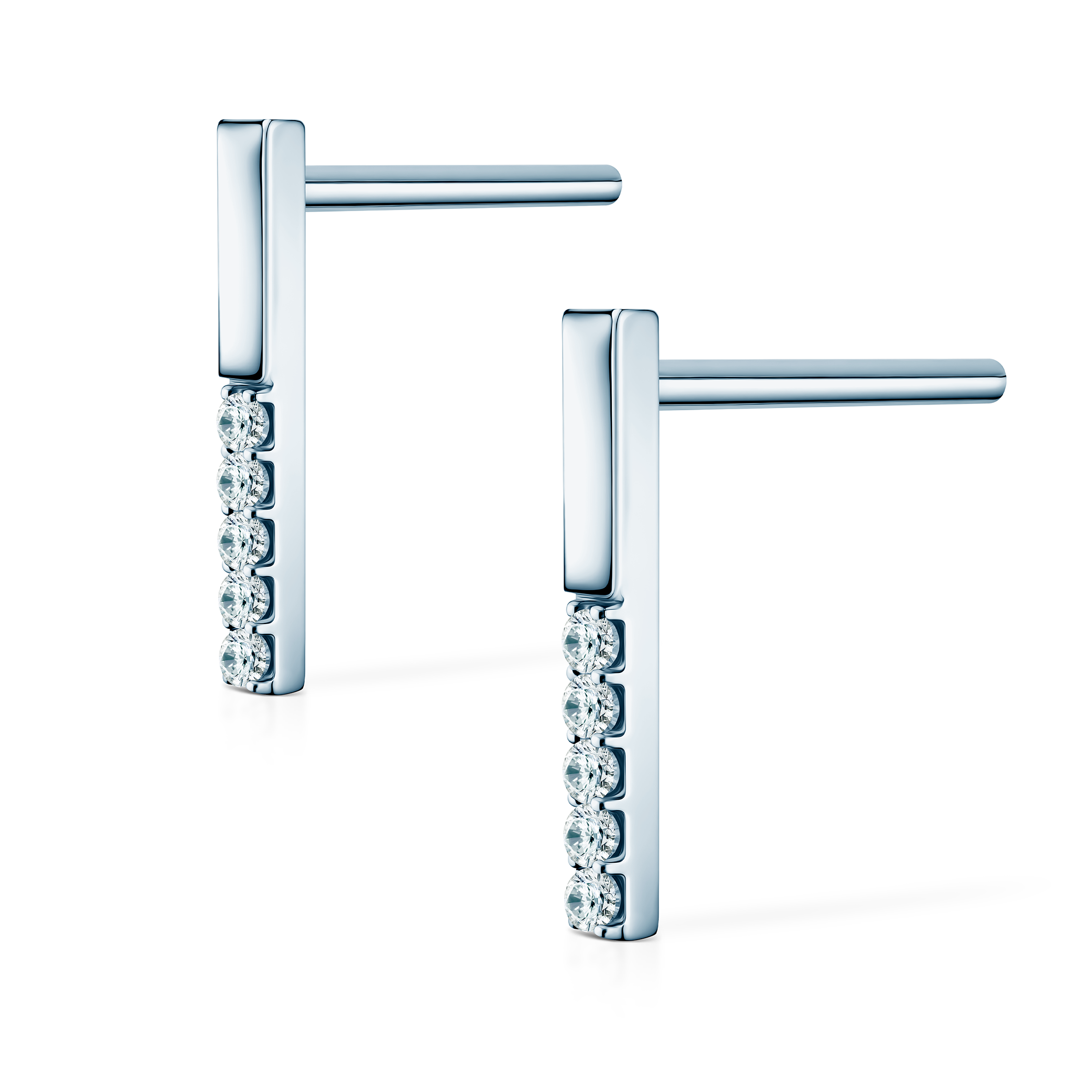 Kolczyki Share Your Love: białe złoto, diamenty  - 3