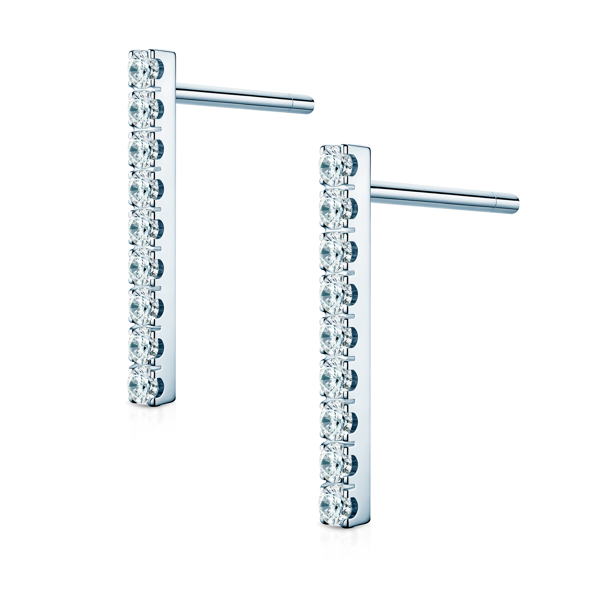 Kolczyki Share Your Love: białe złoto, diamenty laboratoryjne - 3