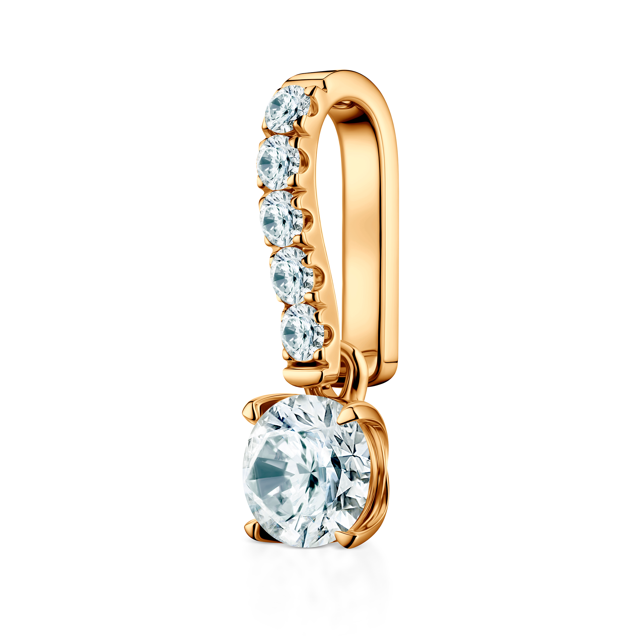 Zawieszka Share Your Love: złota, diament  - 3