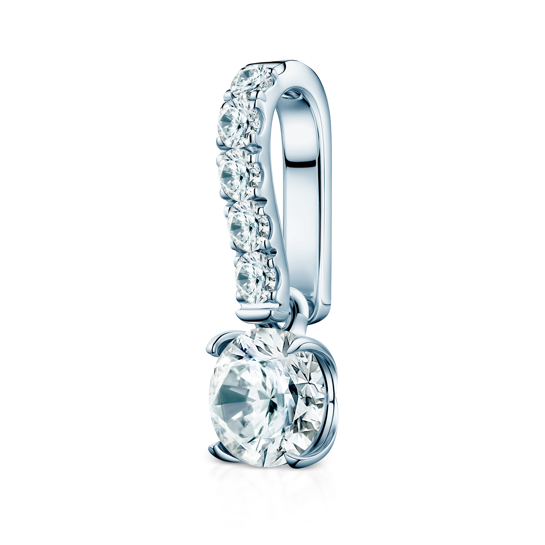 Zawieszka Share Your Love: białe złoto, diament laboratoryjny - 3