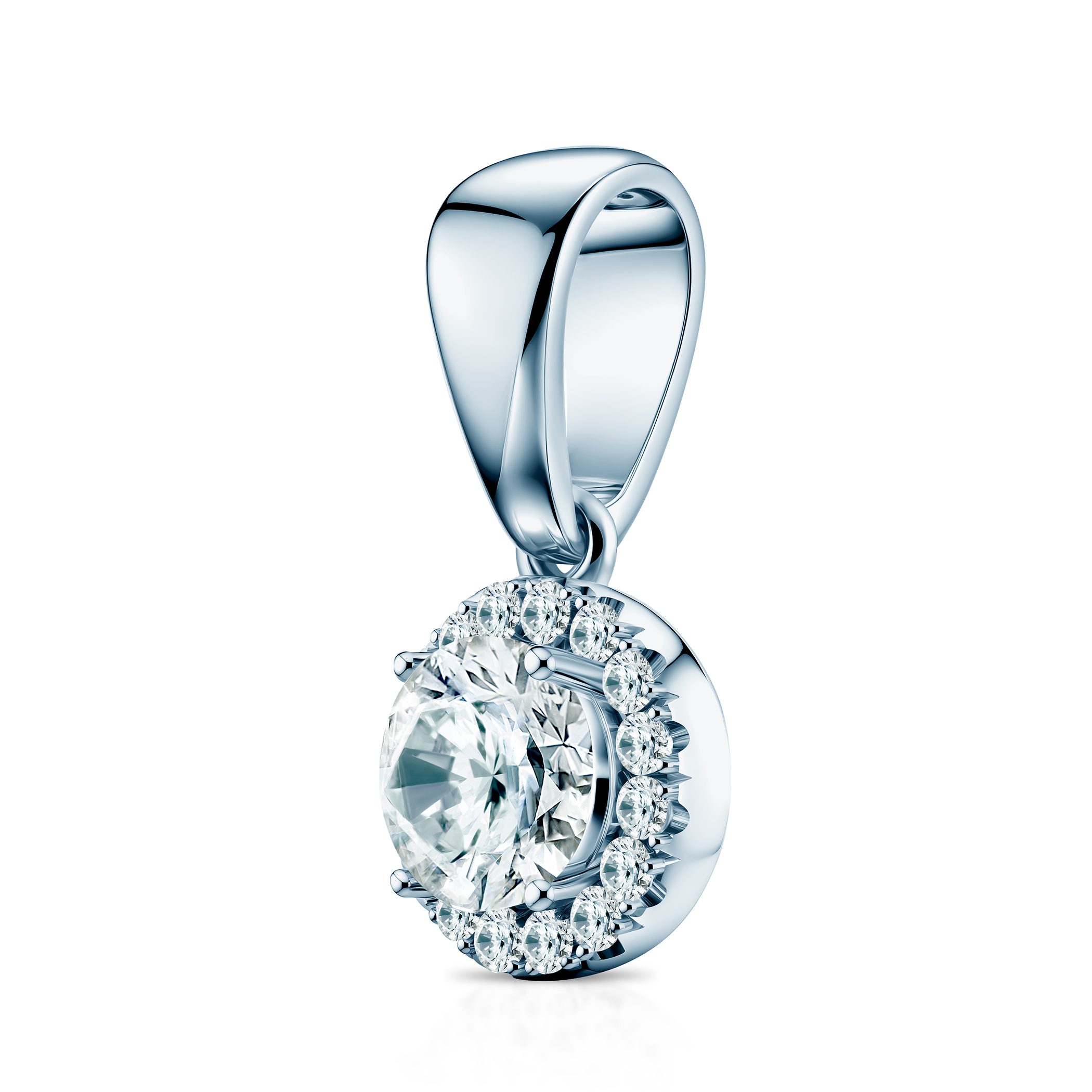 Zawieszka This is Love: białe złoto, diamenty laboratoryjne - 3