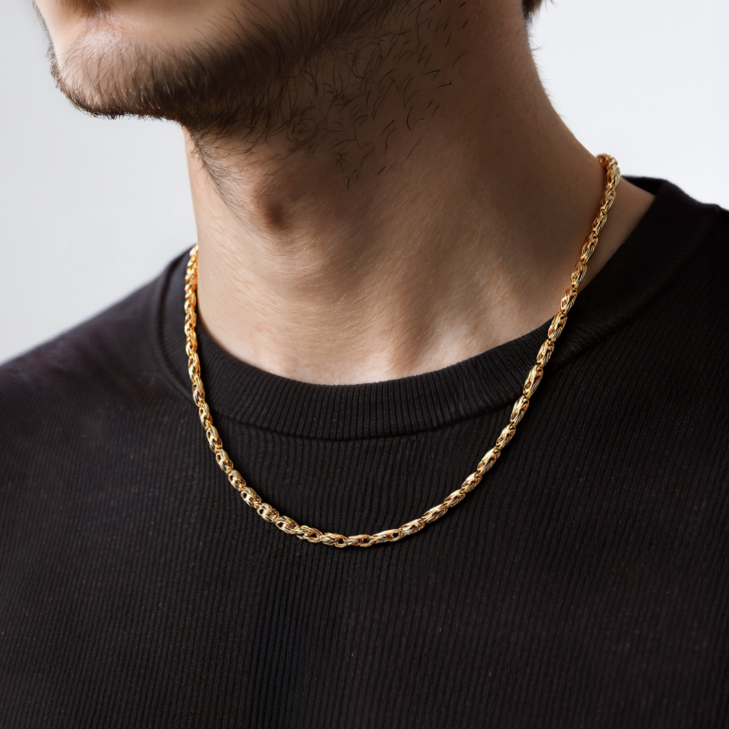 Łańcuszek Savicki 1,75mm: złoty 585, królewski kwadratowy