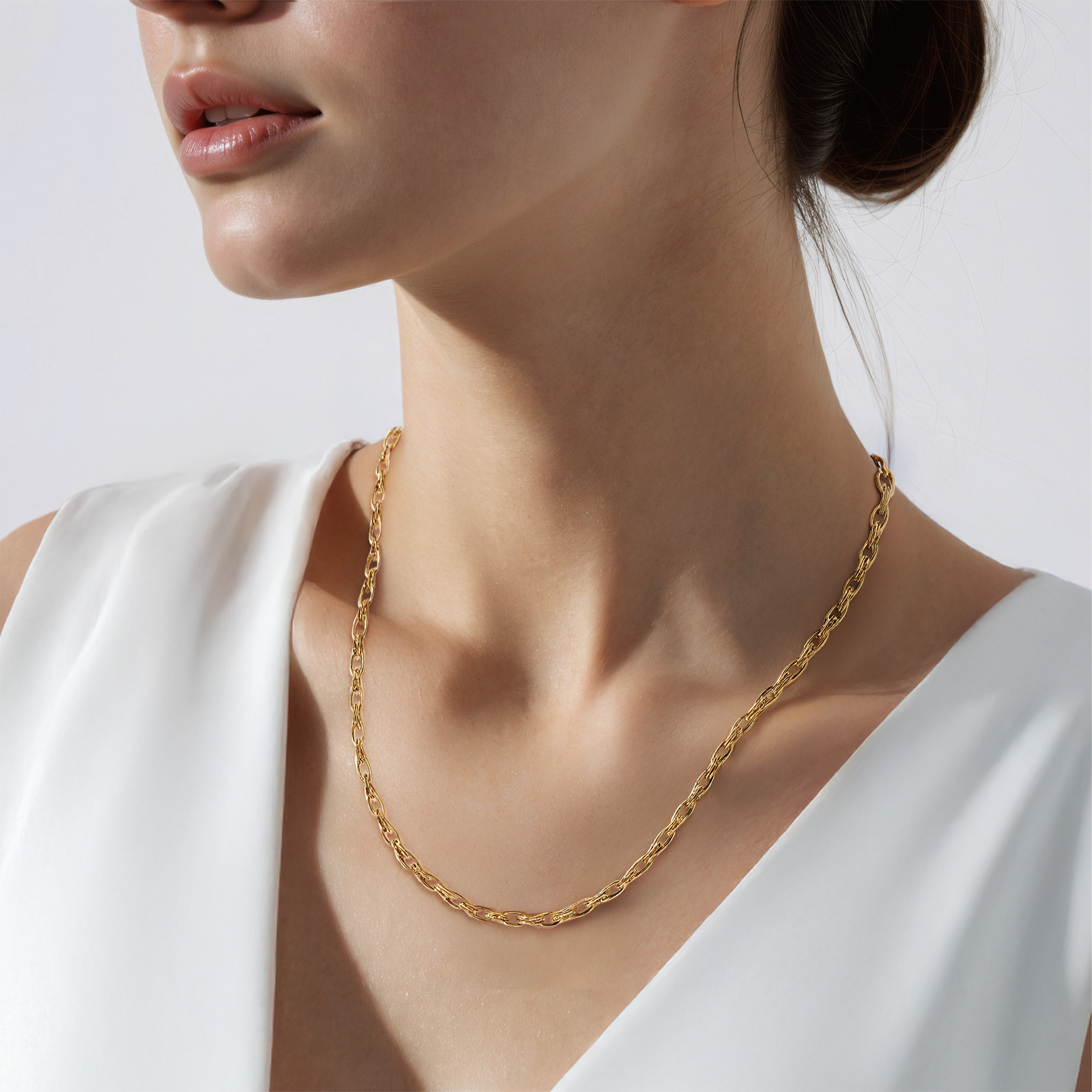 Naszyjnik Savicki 4,3mm: złoty 585