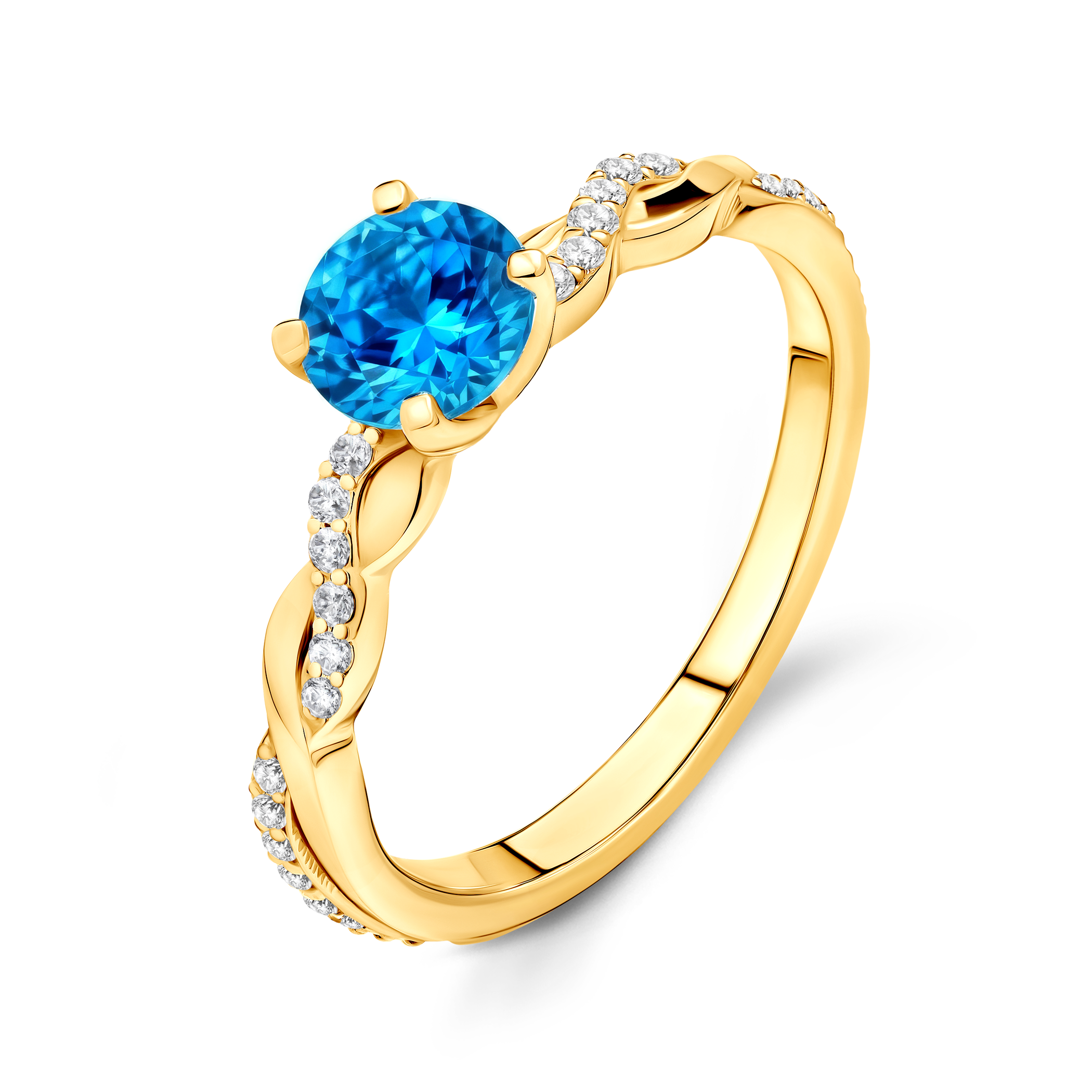 Verlobungsring SAVICKI: Gold, Topas - 4