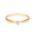 Solitaire Engagement Ring: gold, diamond