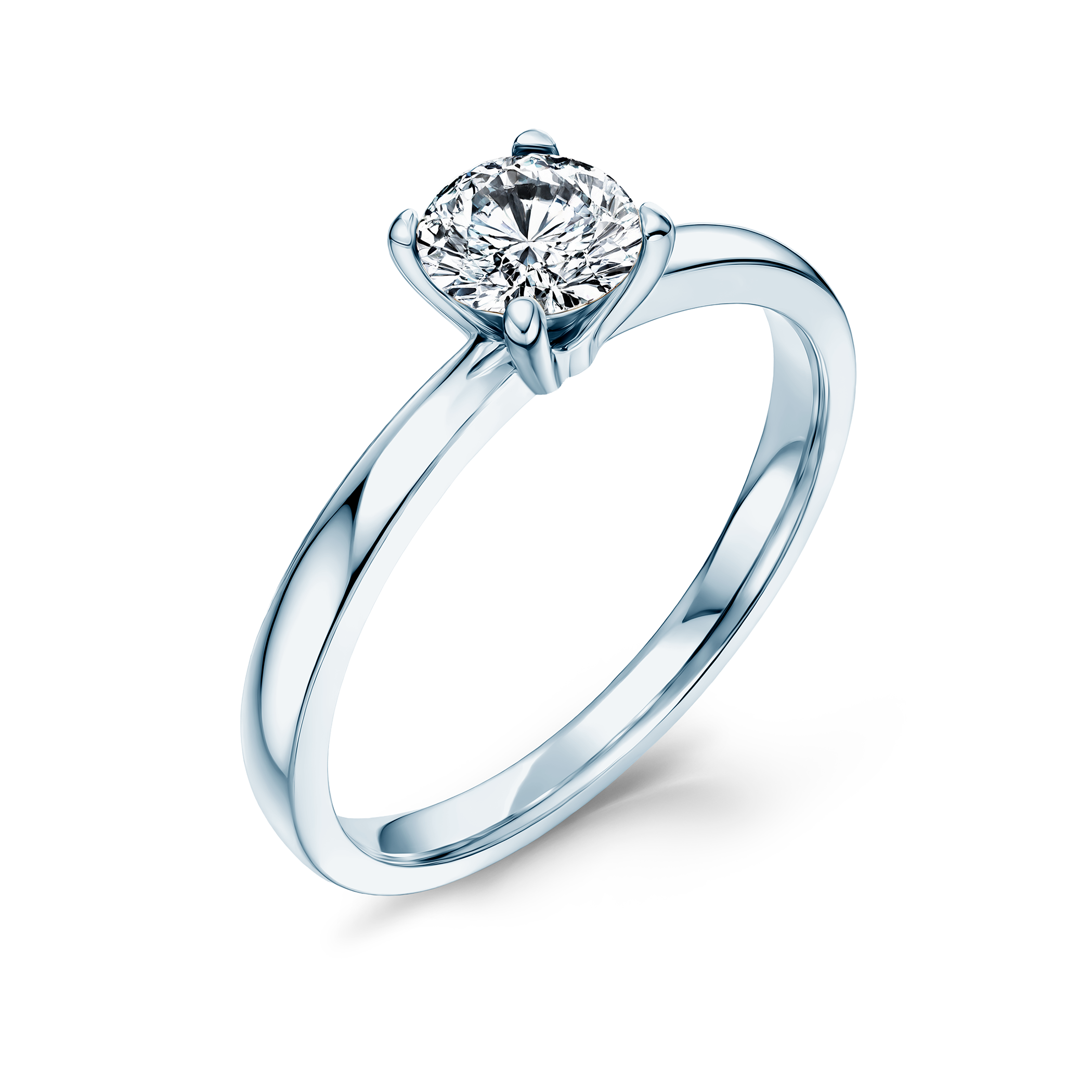 Pierścionek zaręczynowy Savicki: białe złoto, diament laboratoryjny - 3