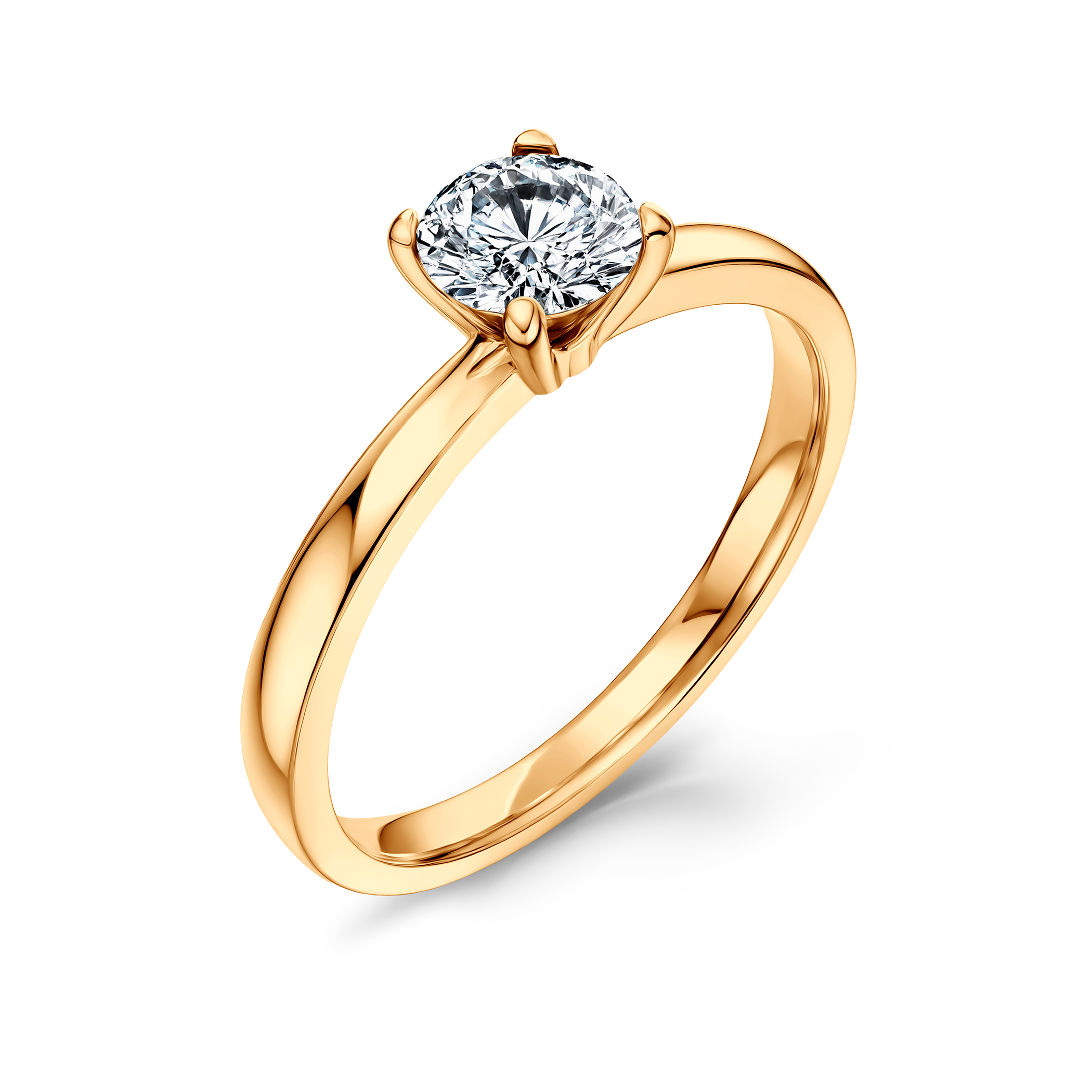 Pierścionek zaręczynowy Savicki: złoty, diament laboratoryjny - 3