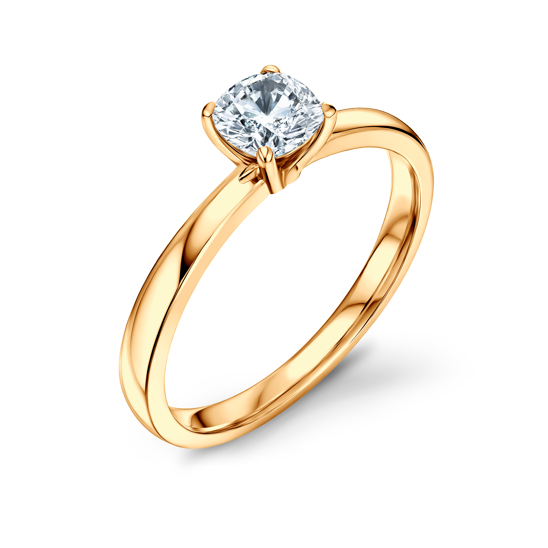 Pierścionek zaręczynowy Savicki: złoty, diament laboratoryjny - 3