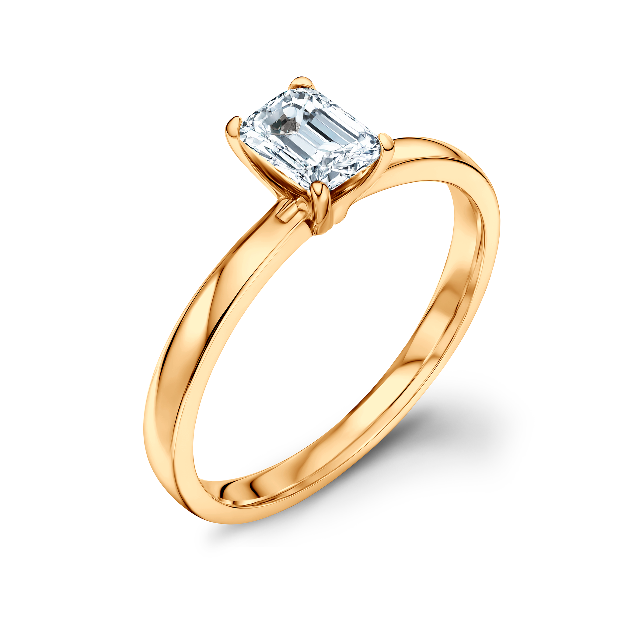 Pierścionek zaręczynowy Savicki: złoty, diament laboratoryjny - 3