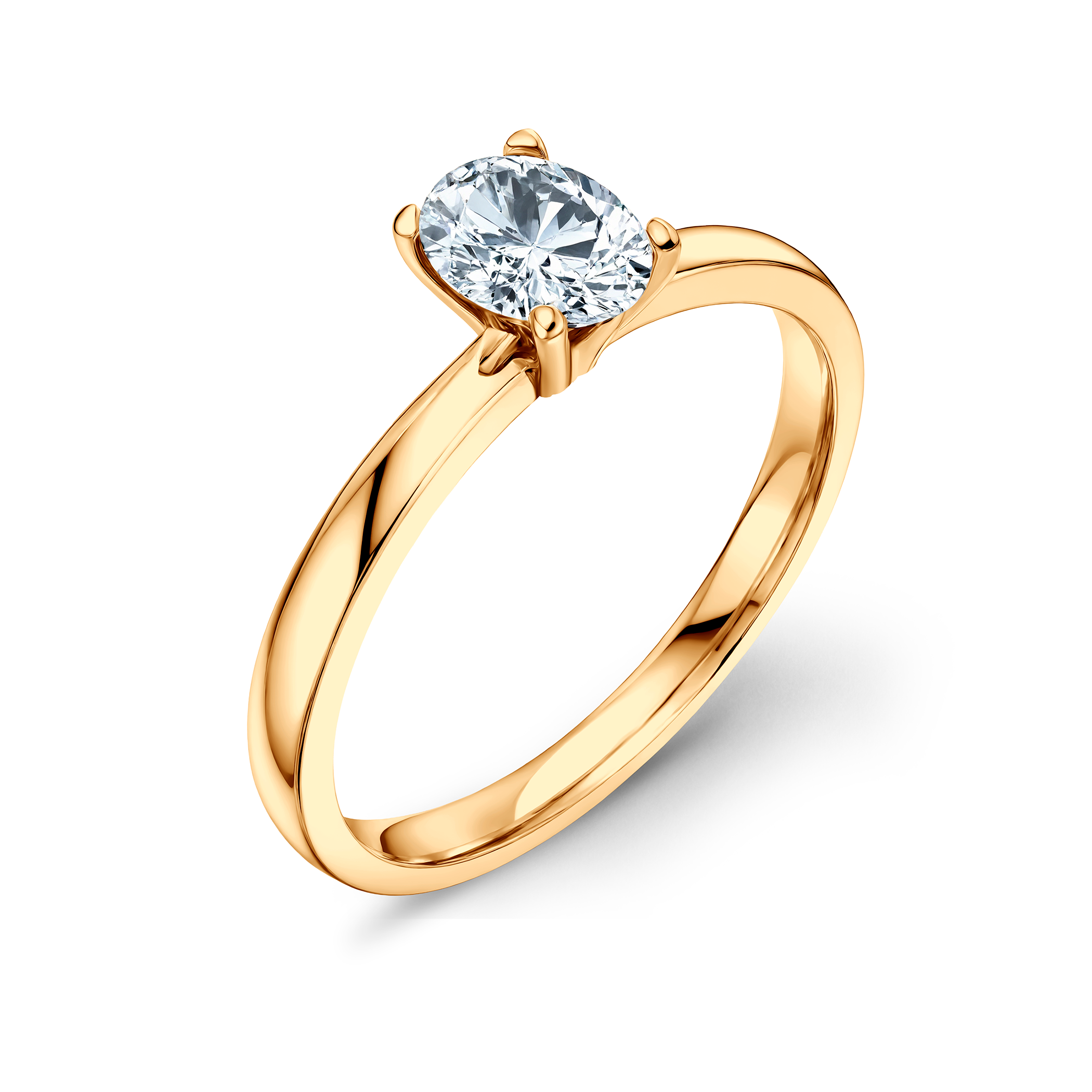 Pierścionek zaręczynowy Savicki: złoty, diament laboratoryjny - 3
