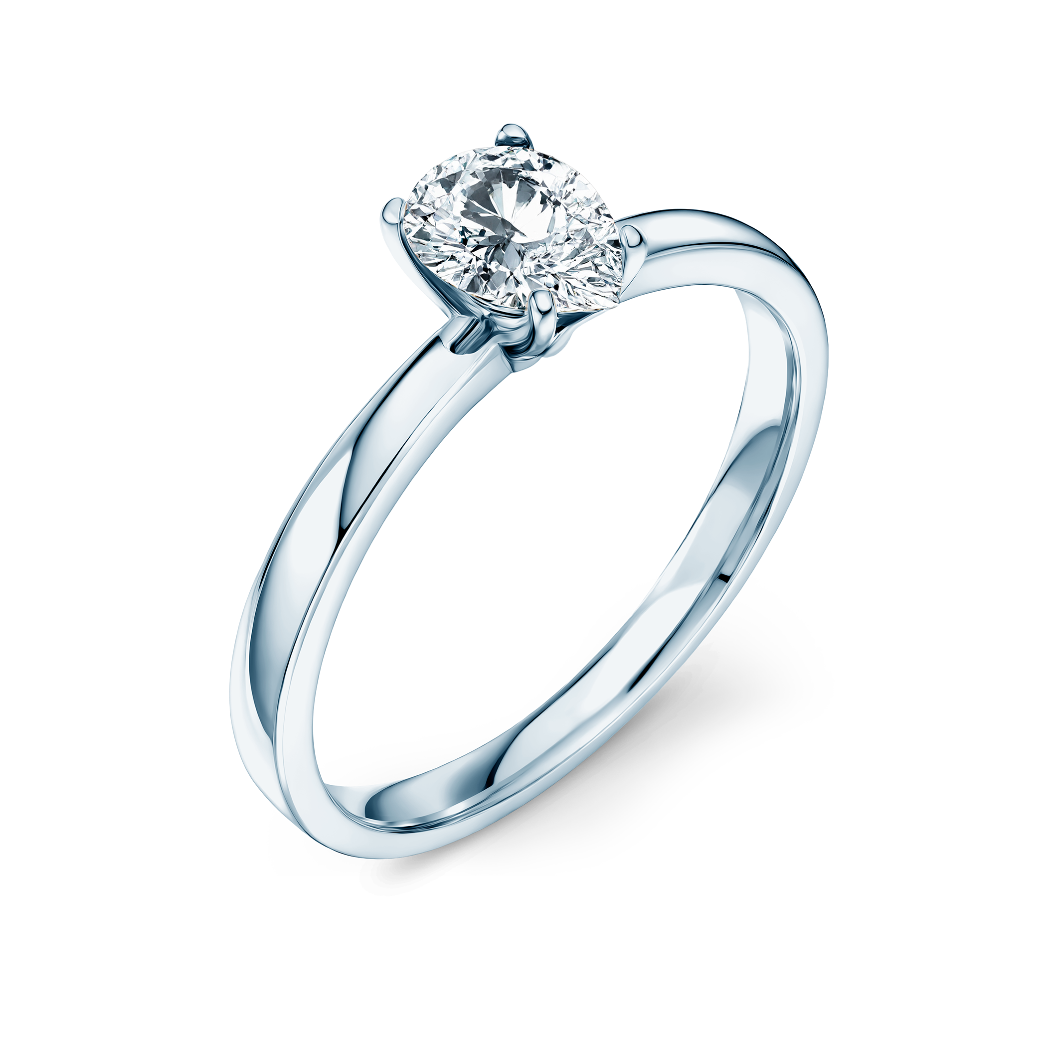 Pierścionek zaręczynowy Savicki: białe złoto, diament laboratoryjny - 3