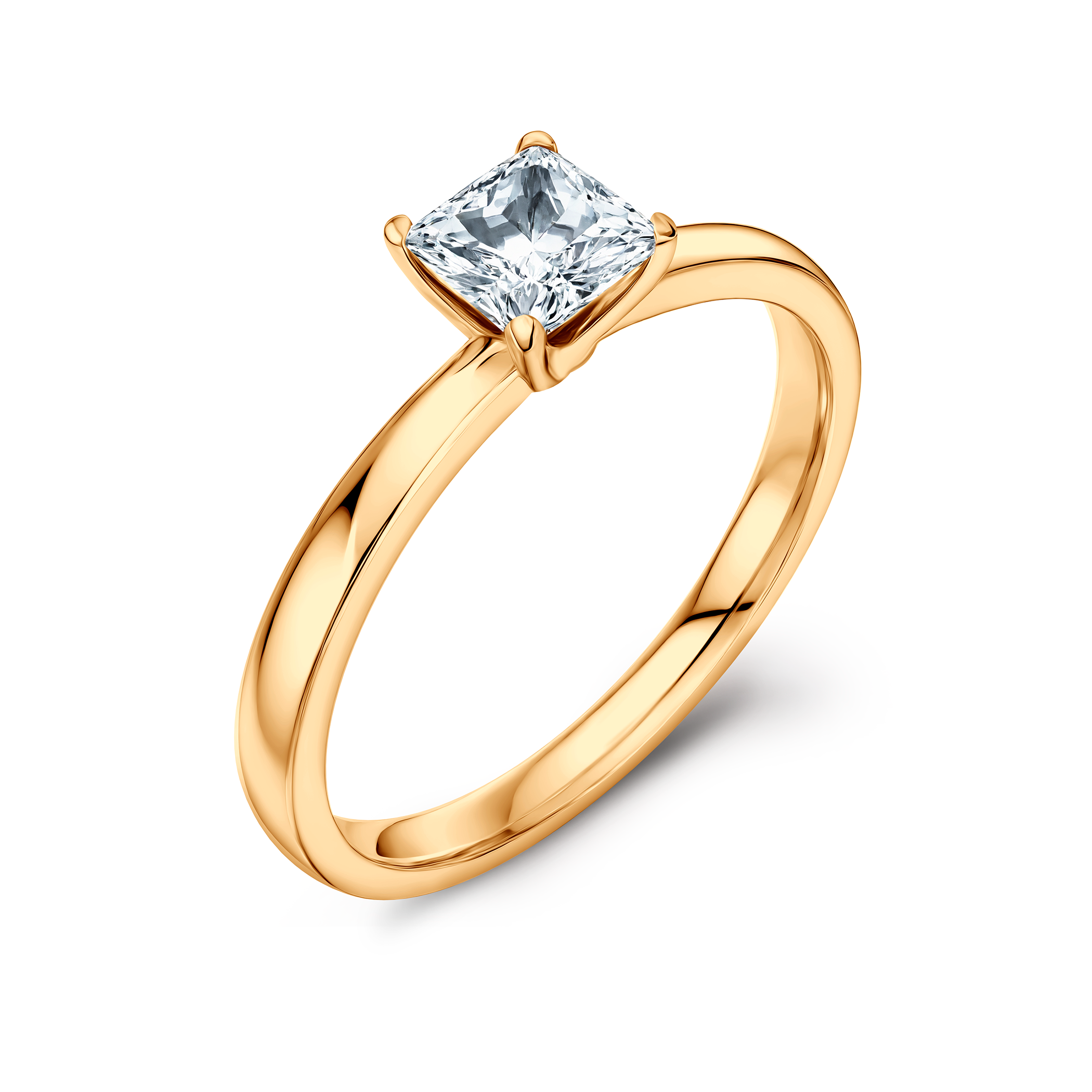 Pierścionek zaręczynowy Savicki: złoty, diament laboratoryjny - 3