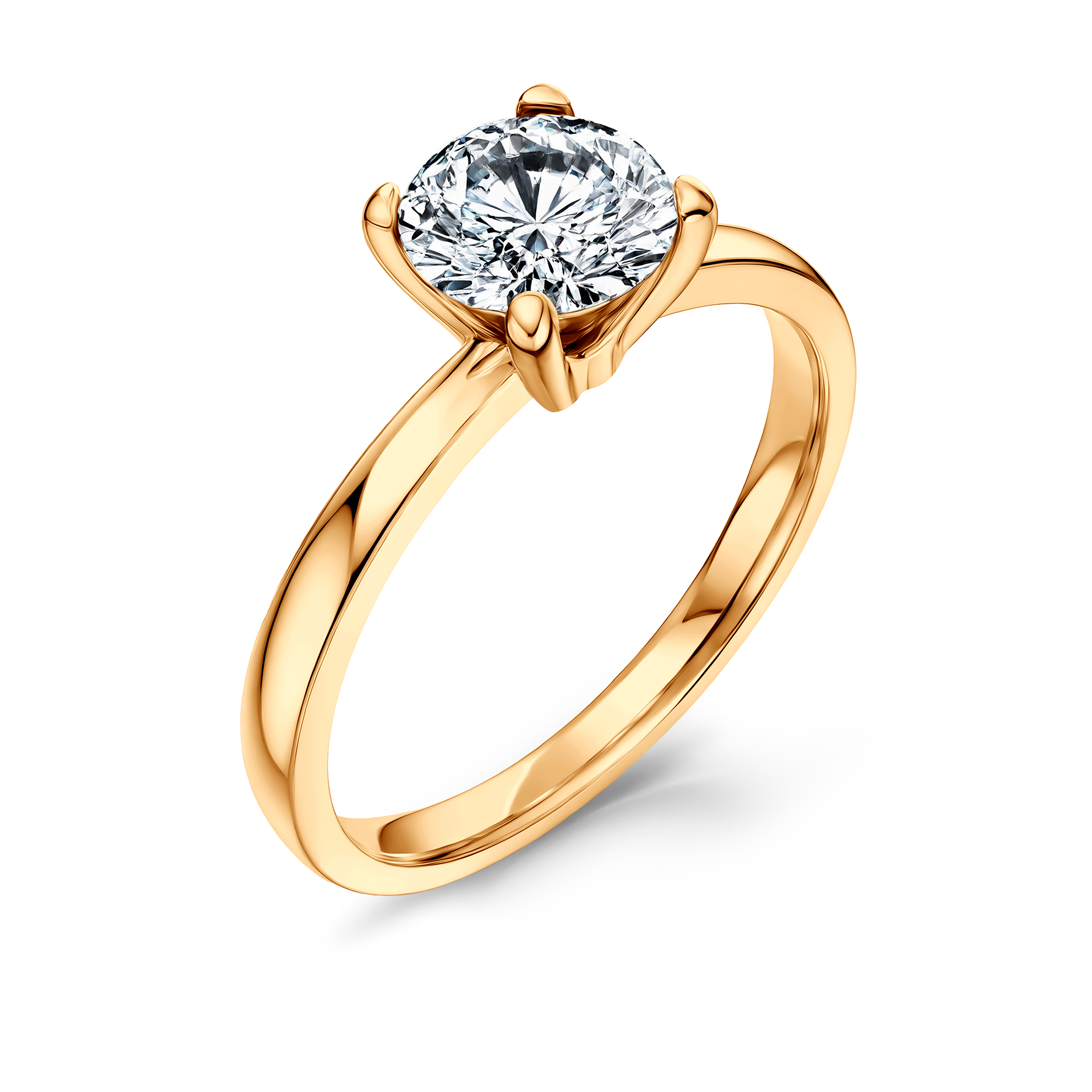 Pierścionek zaręczynowy Savicki: złoty, diament laboratoryjny - 3