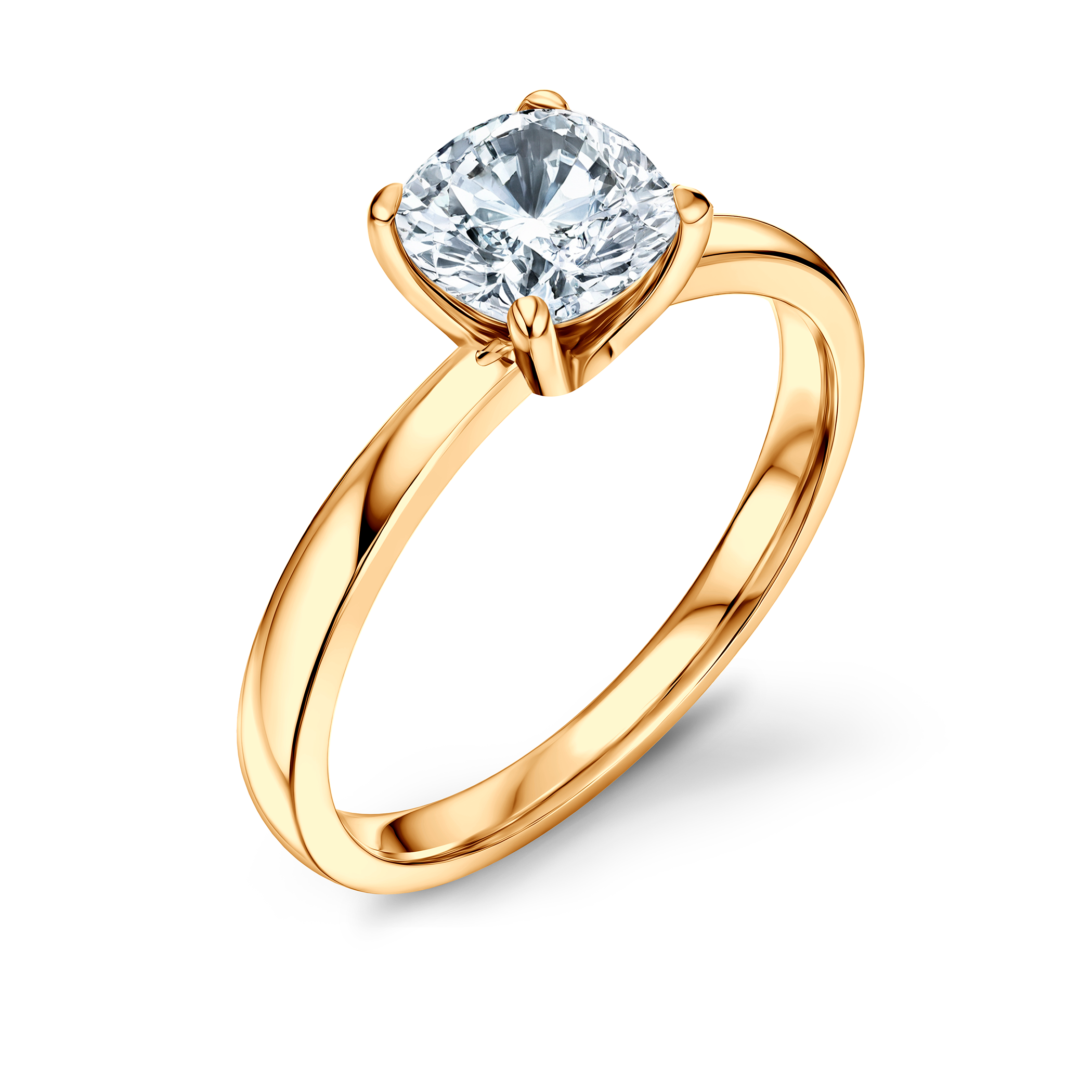 Pierścionek zaręczynowy Savicki: złoty, diament laboratoryjny - 3