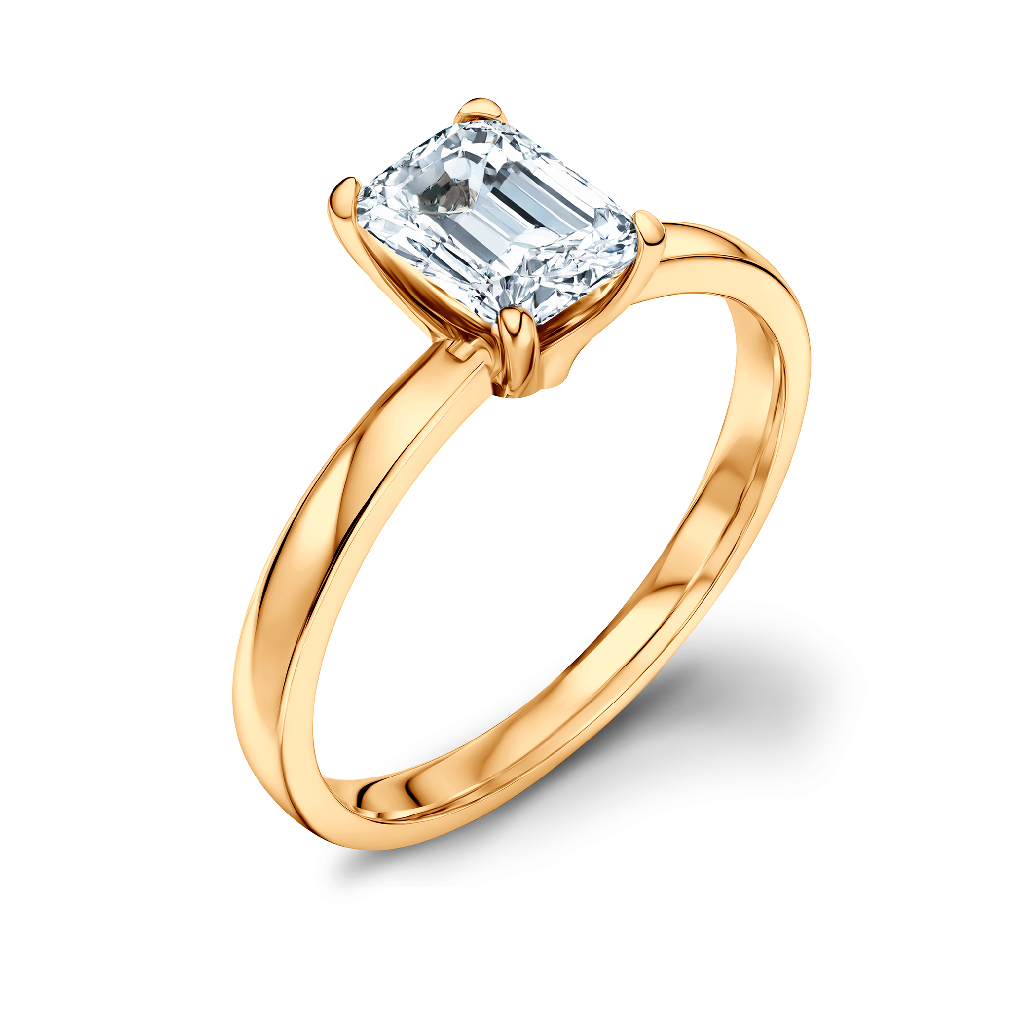 Pierścionek zaręczynowy Savicki: złoty, diament laboratoryjny - 3