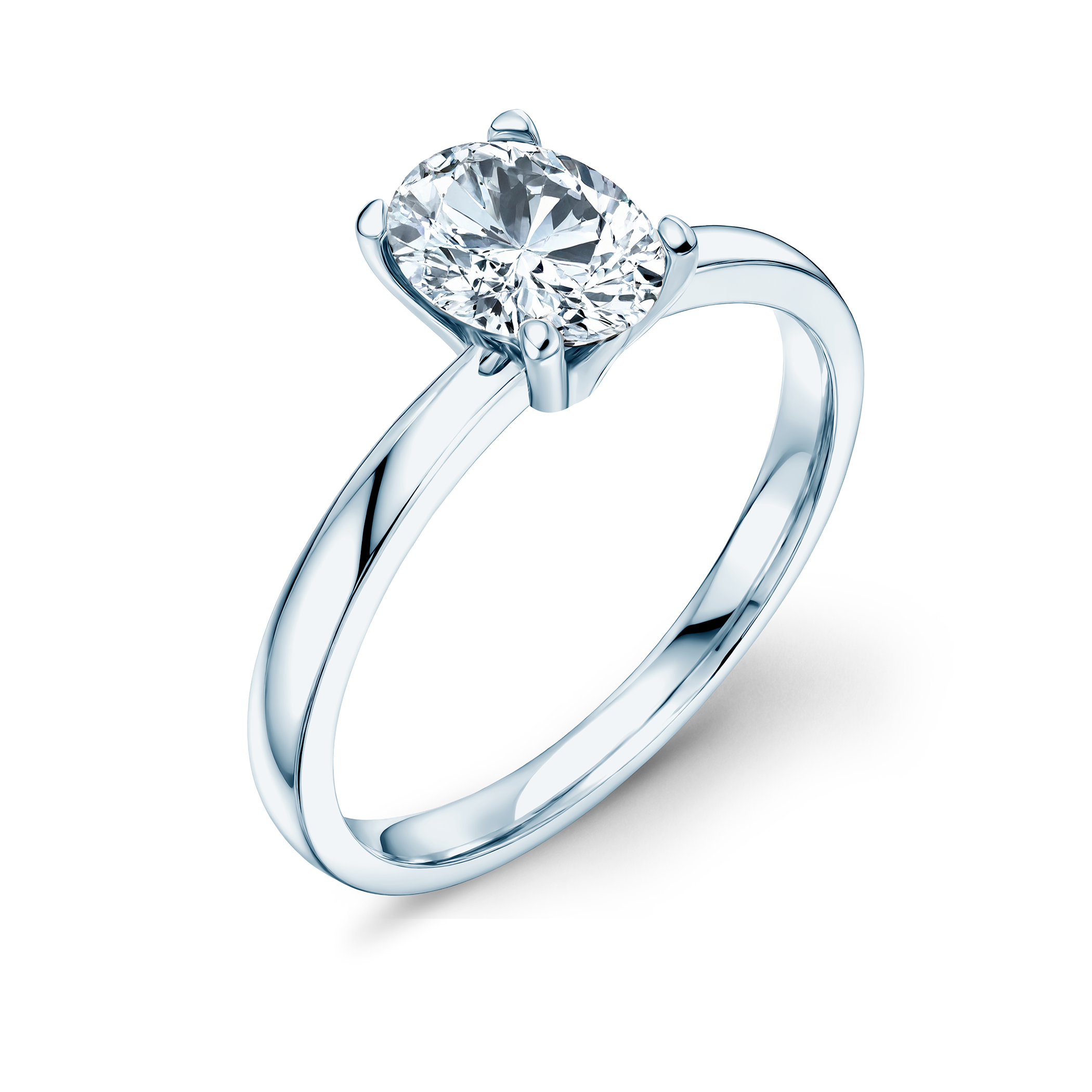 Pierścionek zaręczynowy Savicki: białe złoto, diament laboratoryjny - 3