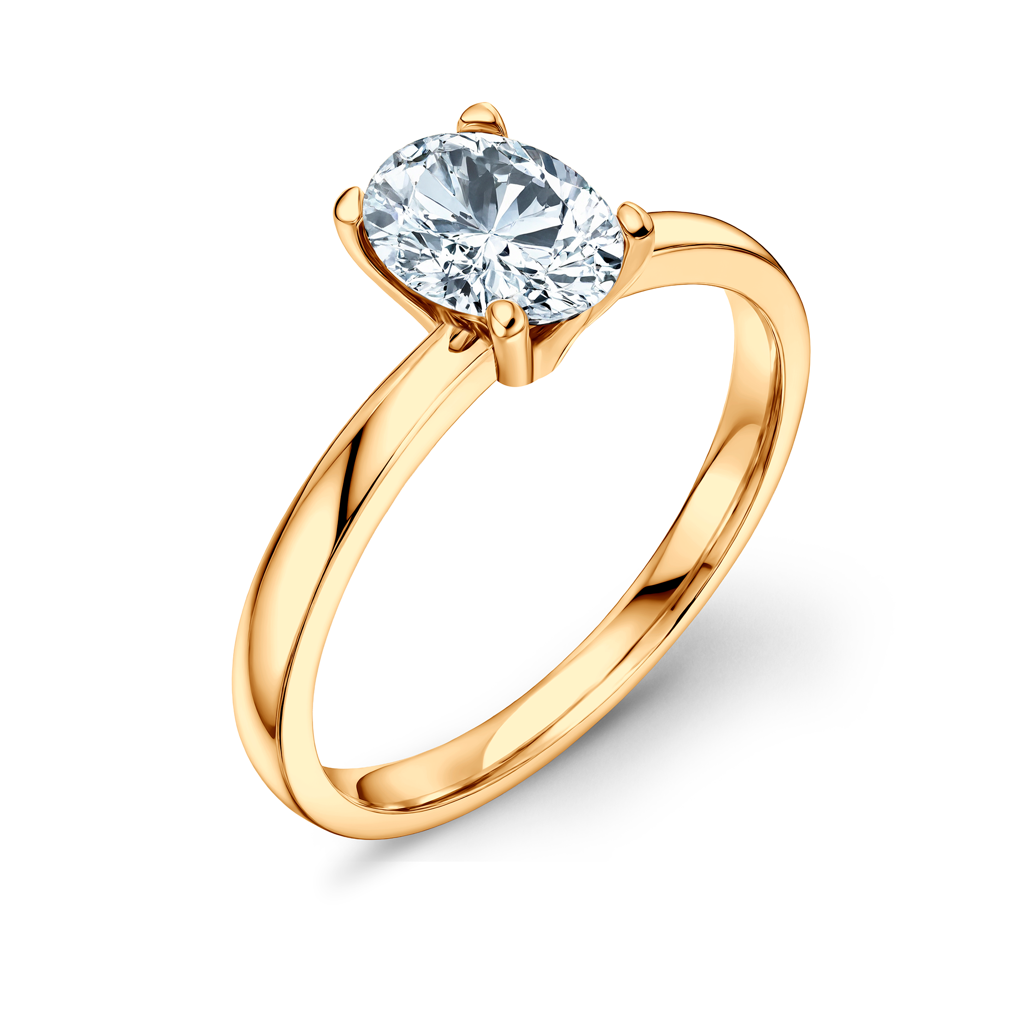 Pierścionek zaręczynowy Savicki: złoty, diament laboratoryjny - 3