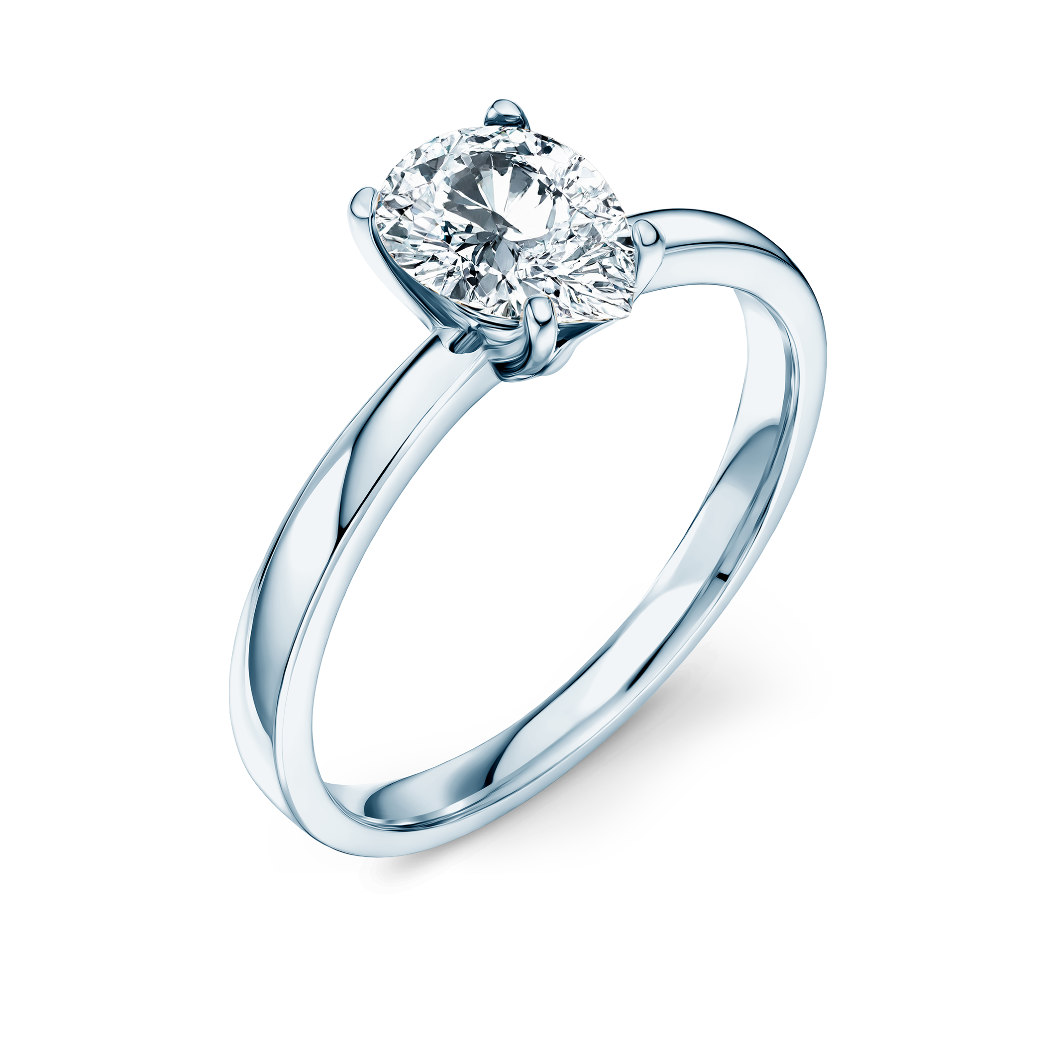 Pierścionek zaręczynowy Savicki: białe złoto, diament laboratoryjny - 3