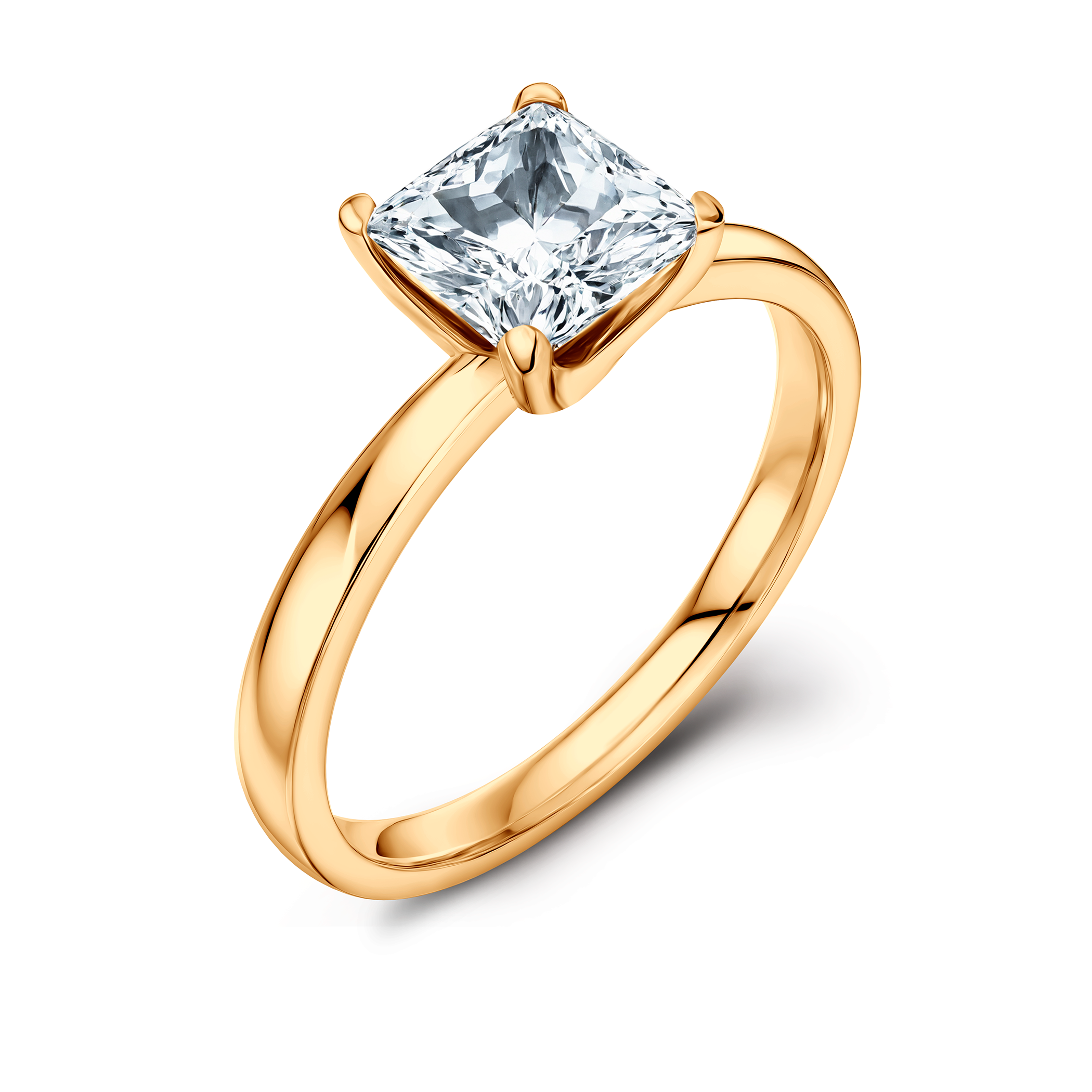 Pierścionek zaręczynowy Savicki: złoty, diament laboratoryjny - 3