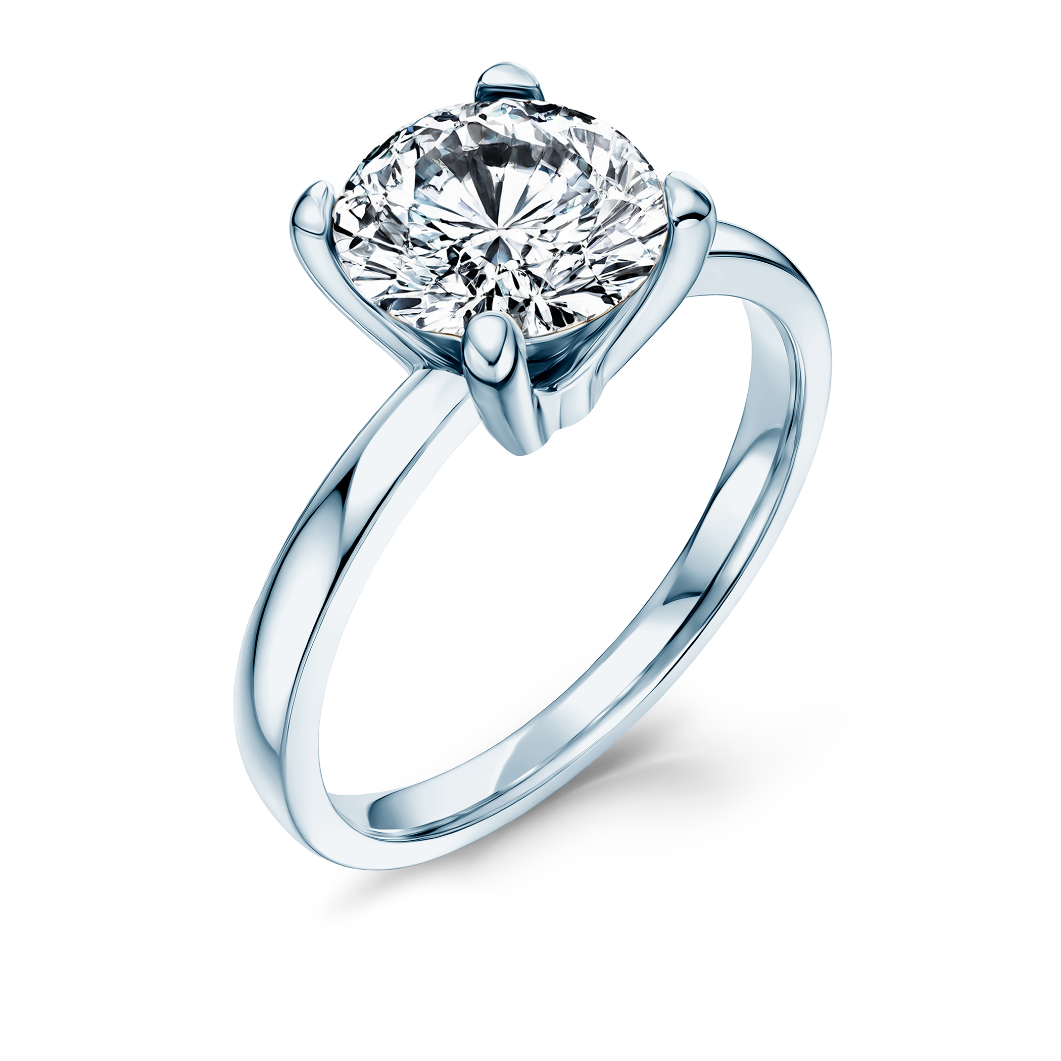Pierścionek zaręczynowy Savicki: białe złoto, diament laboratoryjny - 3
