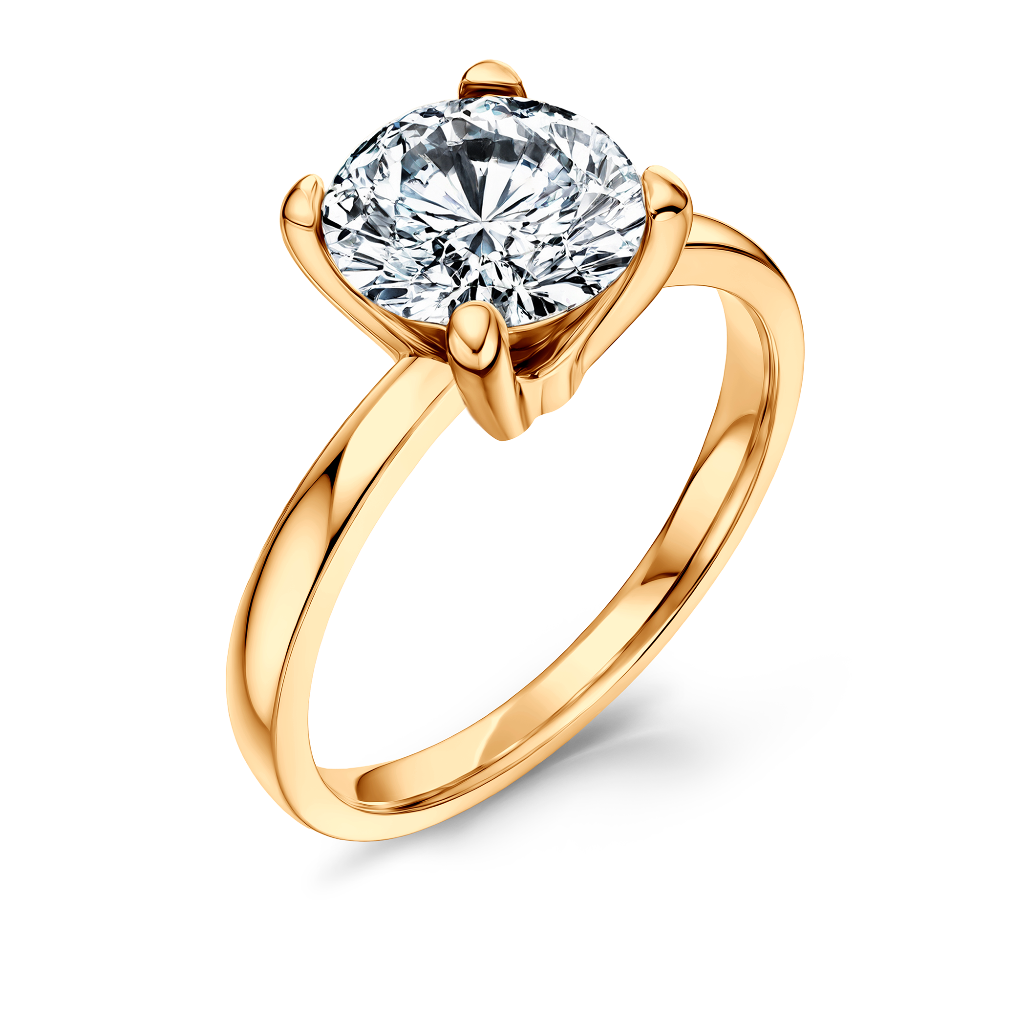 Pierścionek zaręczynowy Savicki: złoty, diament laboratoryjny - 3