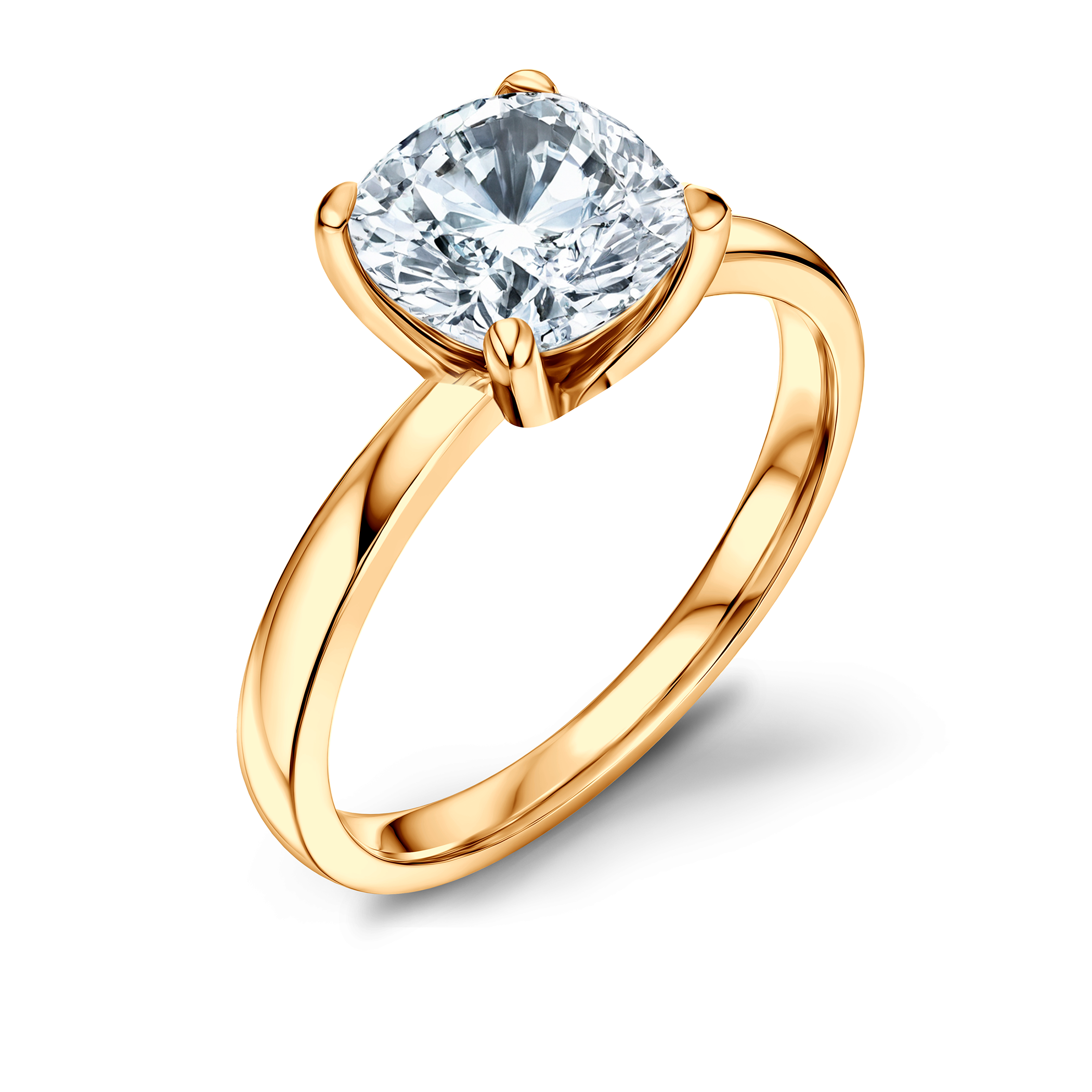 Pierścionek zaręczynowy Savicki: złoty, diament laboratoryjny - 3