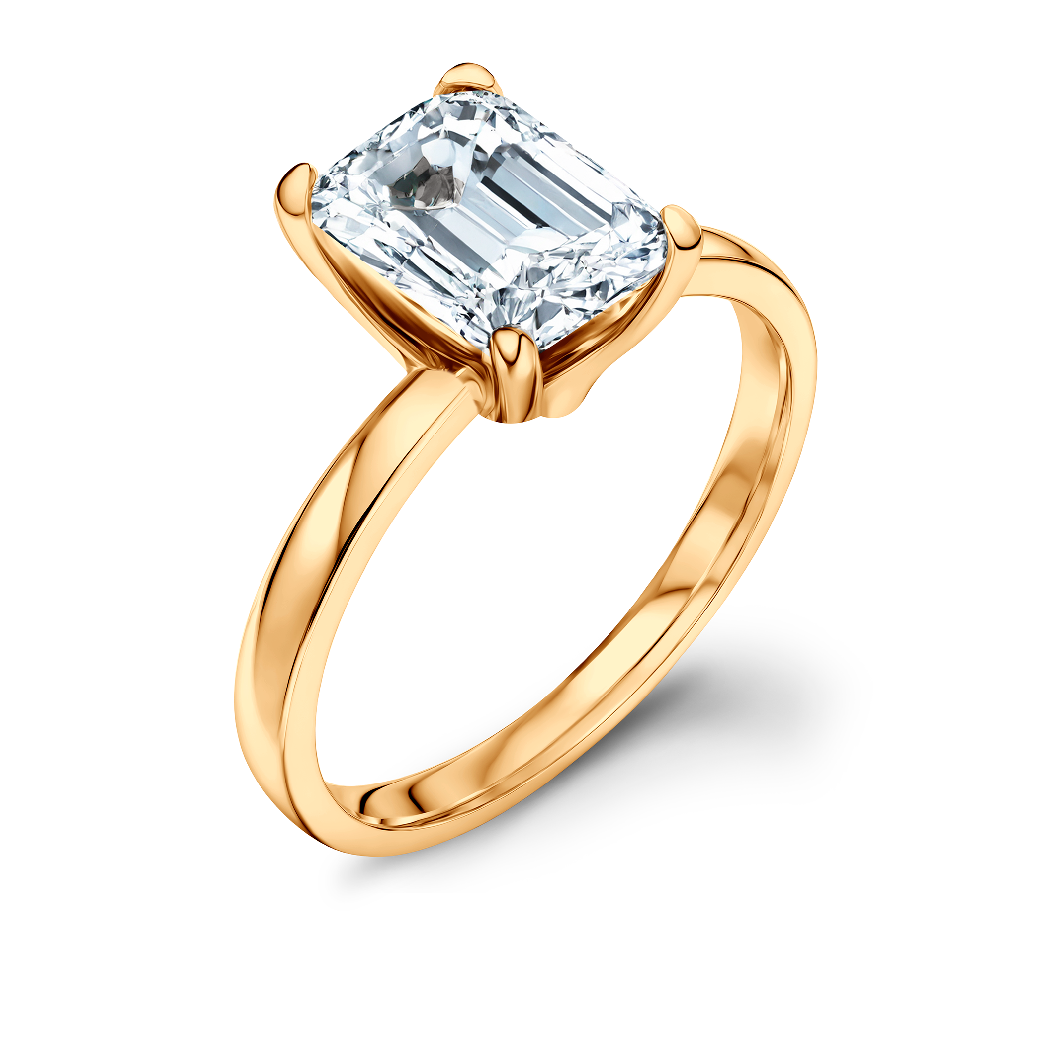 Pierścionek zaręczynowy Savicki: złoty, diament laboratoryjny - 3