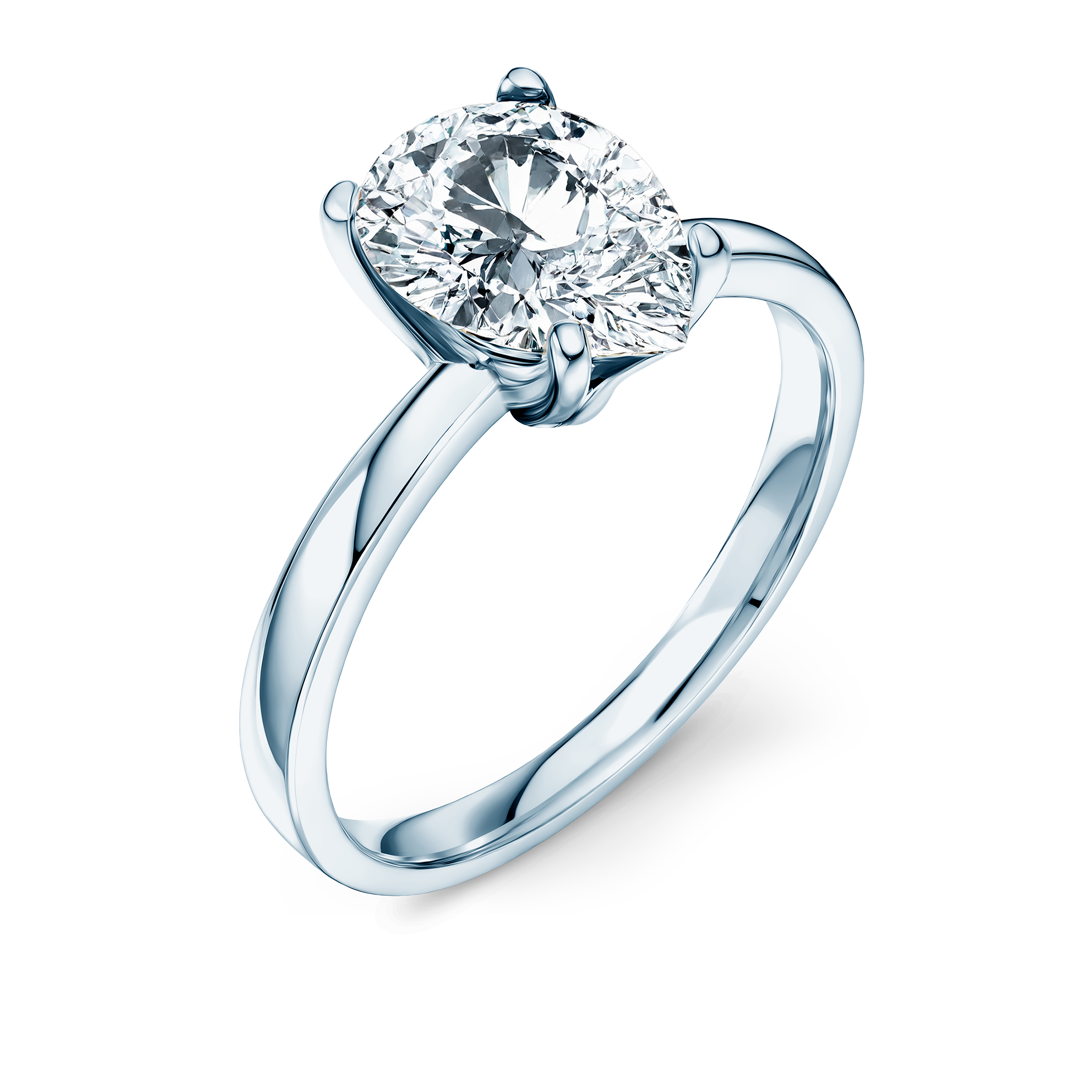 Pierścionek zaręczynowy Savicki: białe złoto, diament laboratoryjny - 3