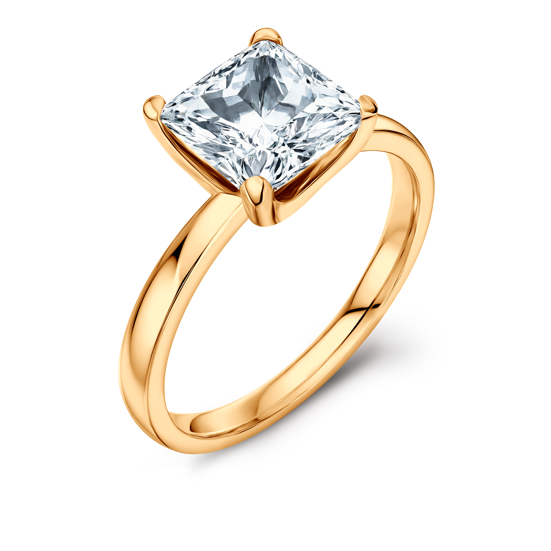 Pierścionek zaręczynowy Savicki: złoty, diament laboratoryjny - 3