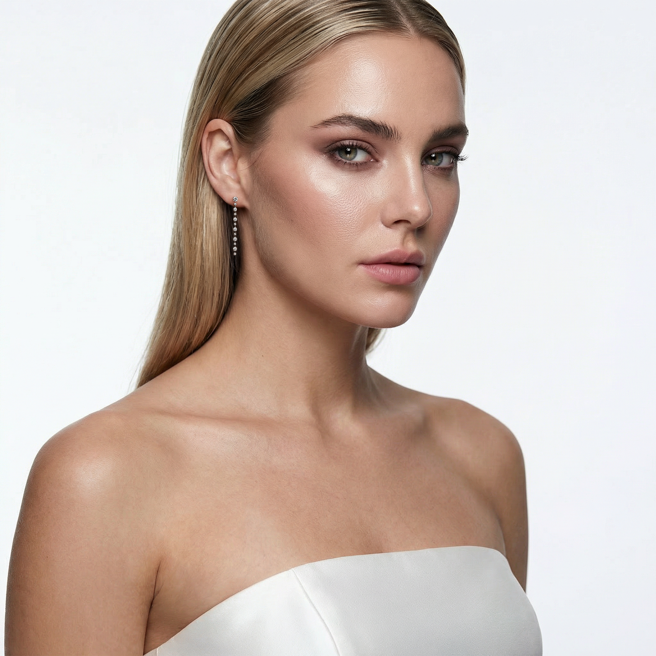 Ohrringe Eterniàle, silbern, Zirkonia - 6