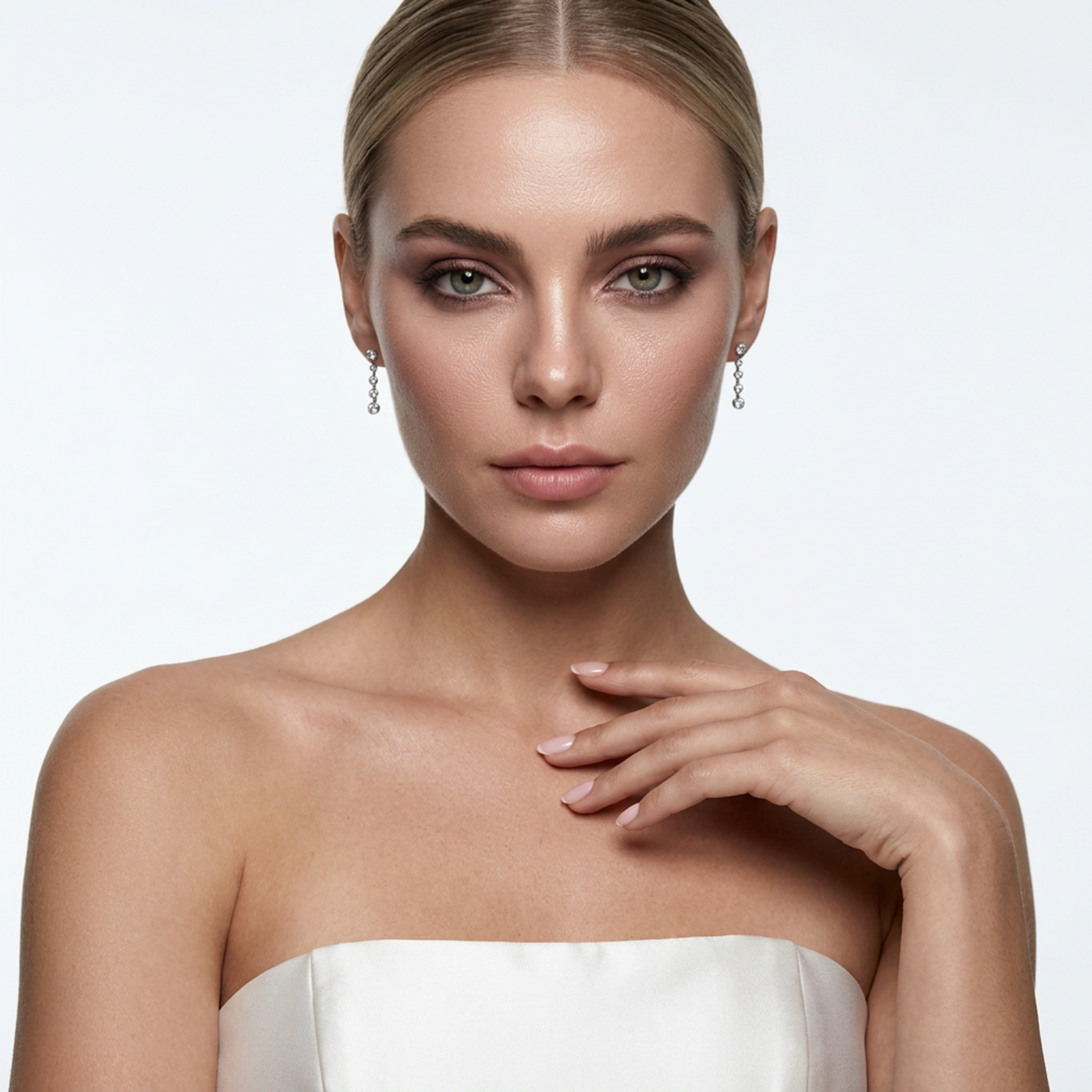 Ohrringe Eterniàle, silbern, Zirkonia - 6