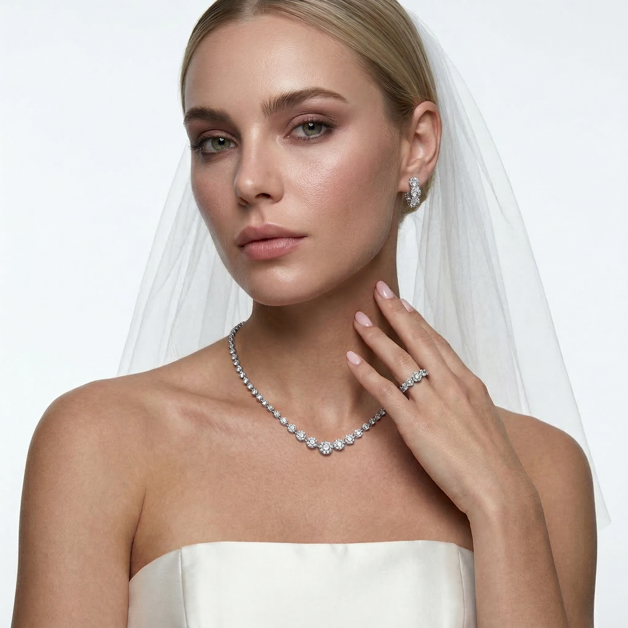 Halskette Eterniàle, Silber, Zirkonia - 4