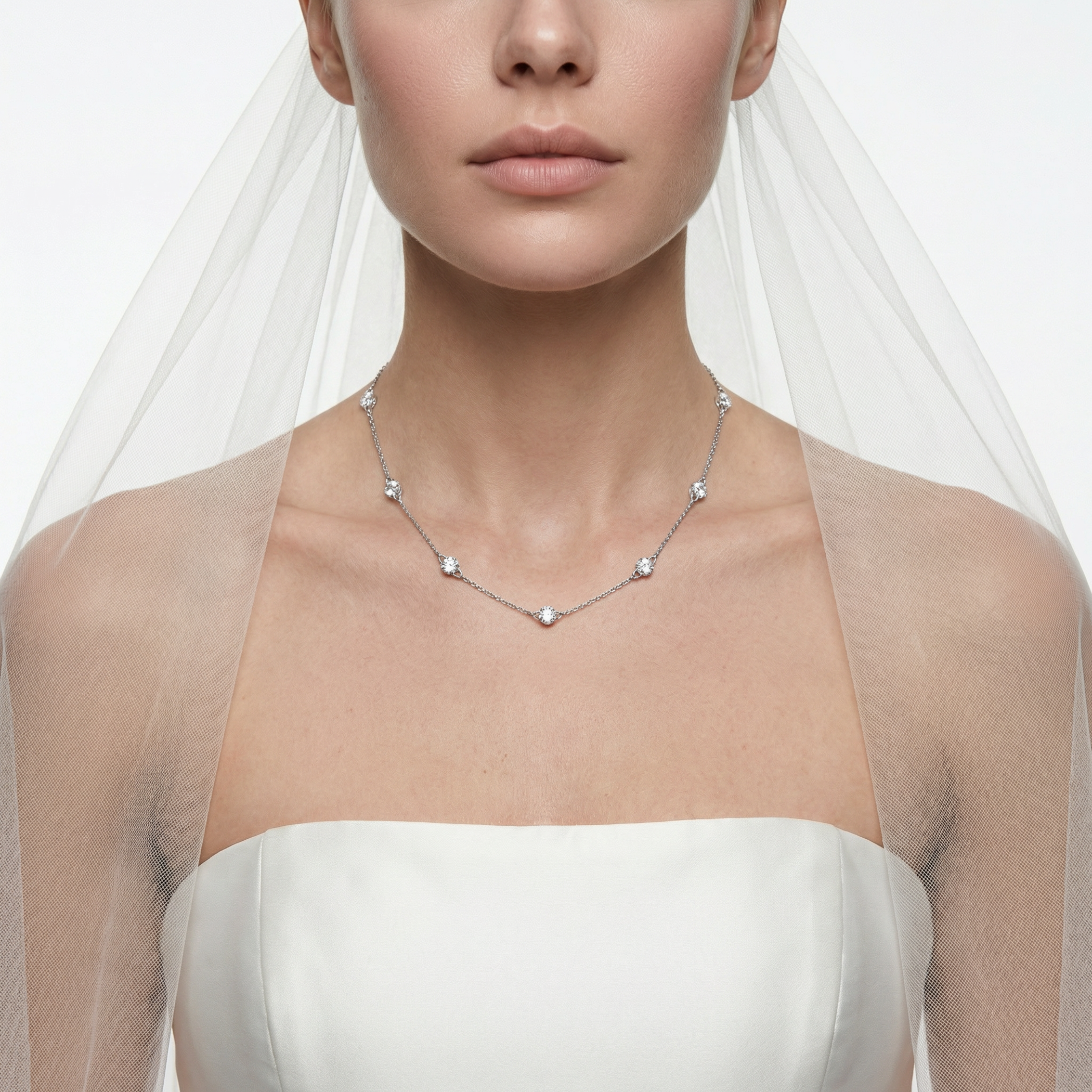 Halskette Eterniàle, Silber, Zirkonia - 4