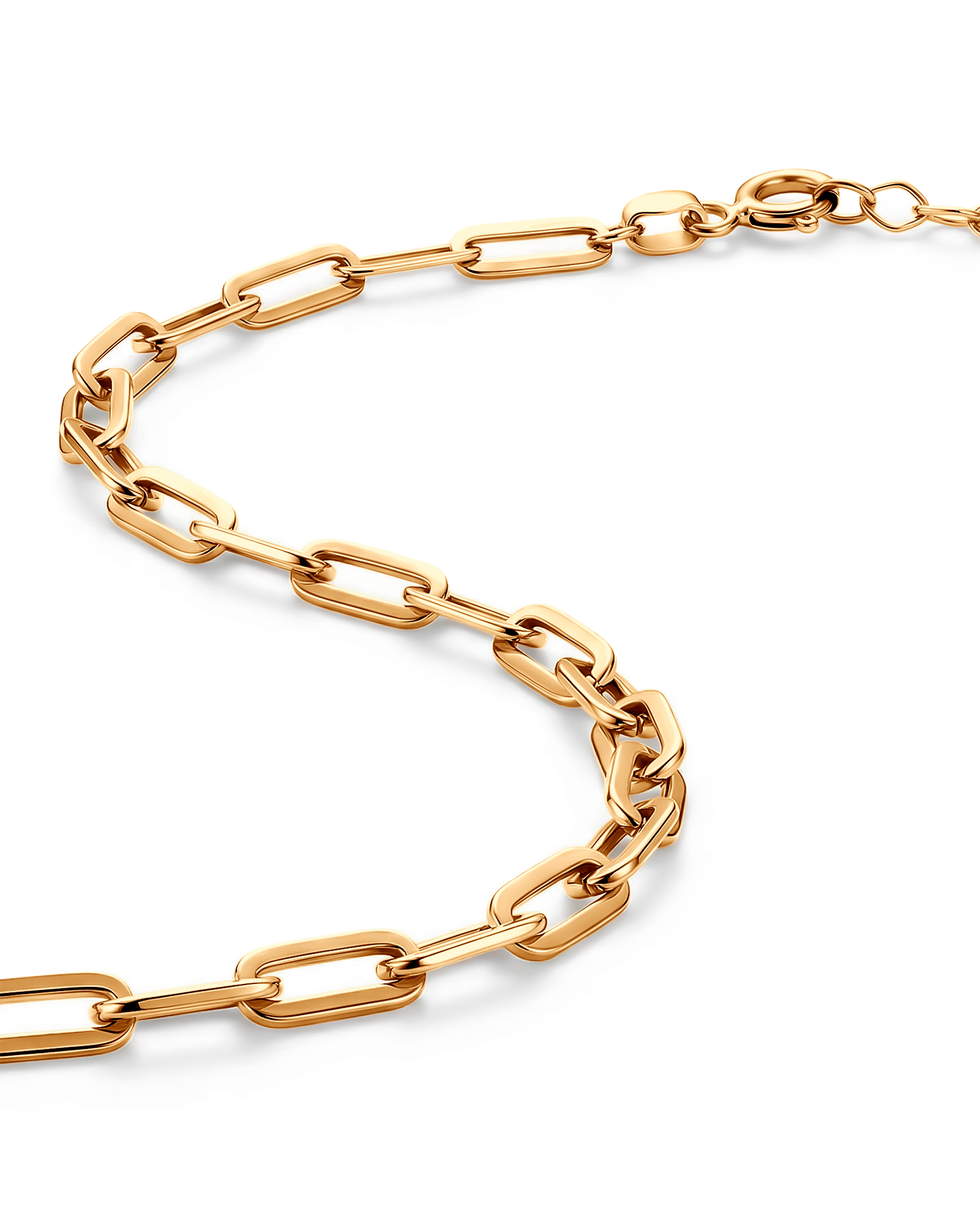 Bransoletka na nogę Łańcuszkowa ze złota 2,7mm - 3