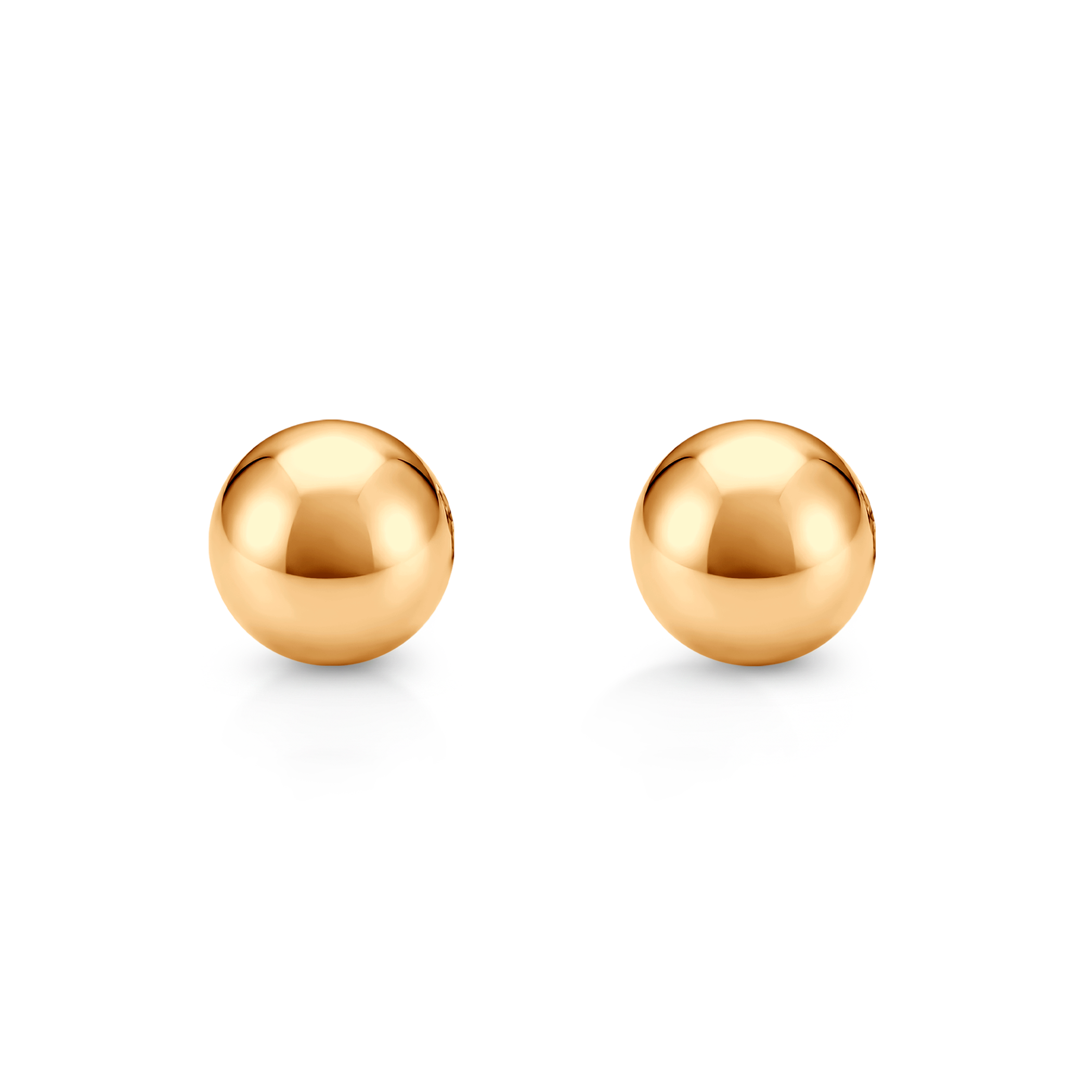 Kolczyki kulki Savicki: Super lekkie złote (585) 3mm