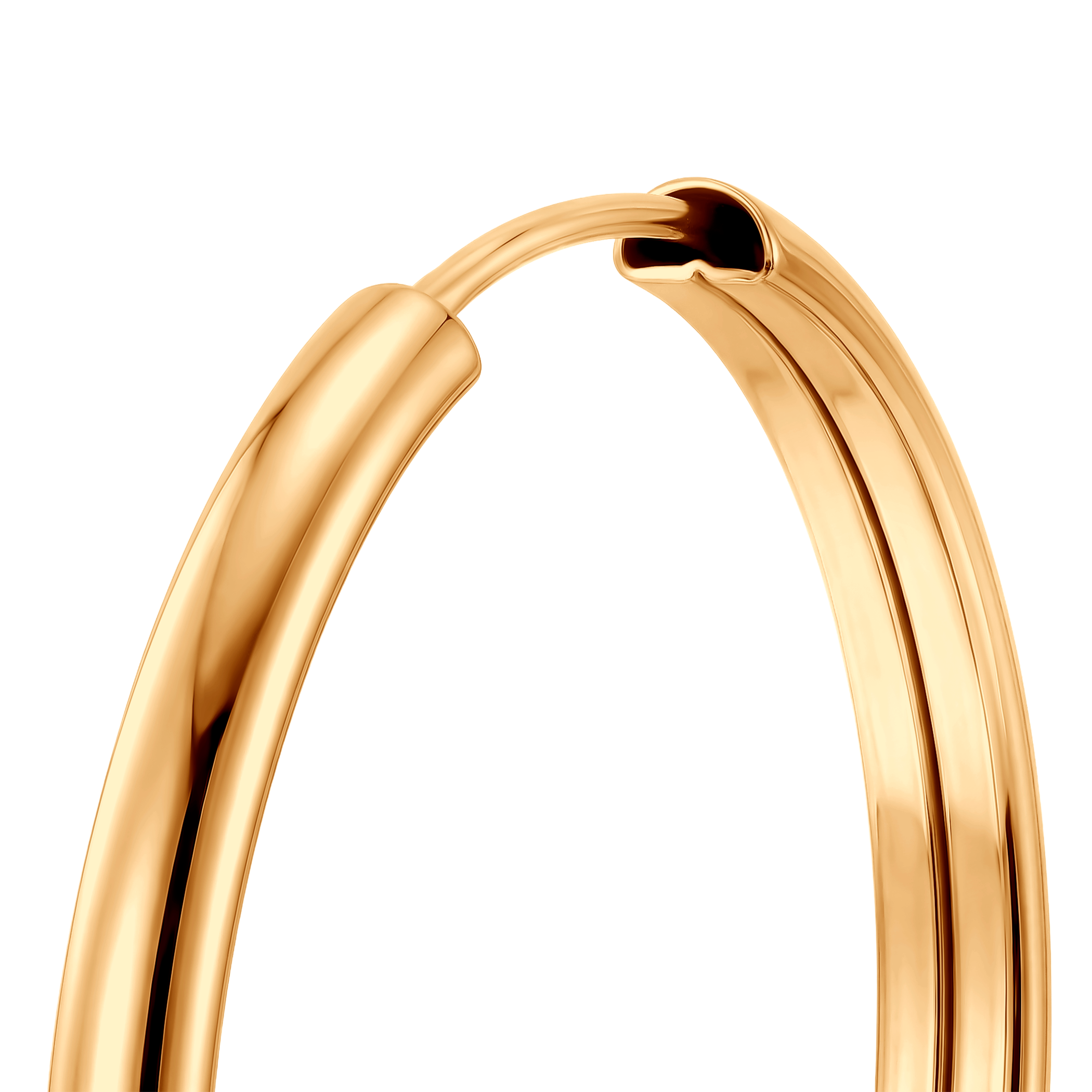 Kolczyki koła Savicki: złote 3cm - 3