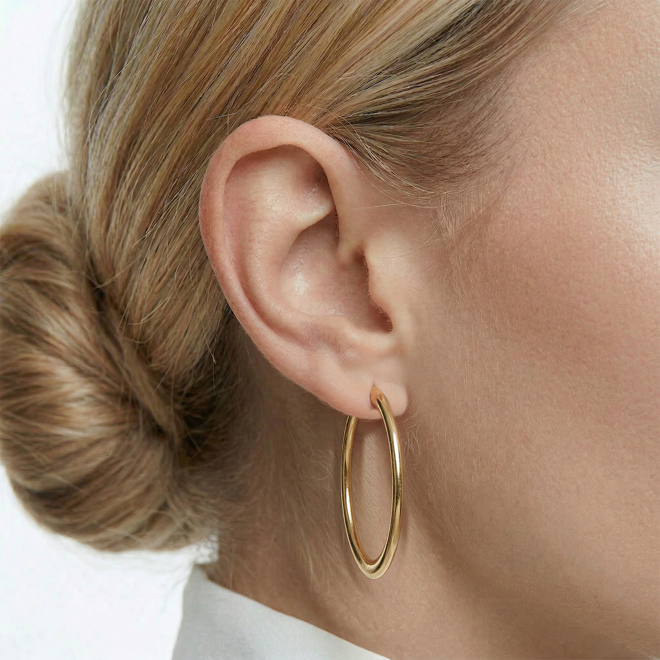 Kolczyki koła Savicki: złote 3cm - 6