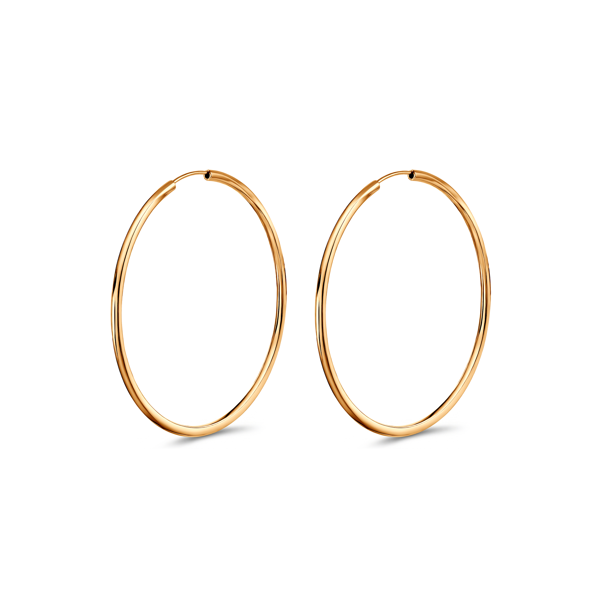 Kolczyki koła Savicki: złote (585) 23mm