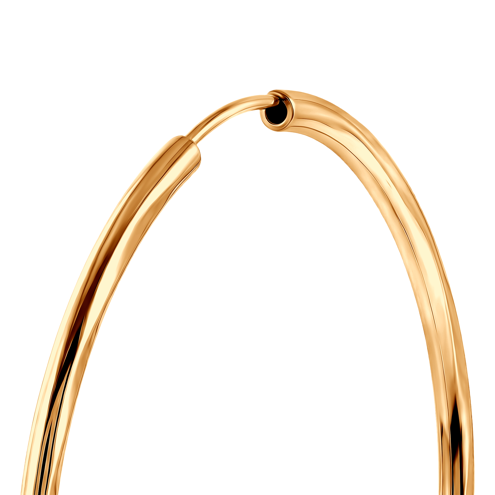 Kolczyki koła Savicki: złote (585) 23mm - 3