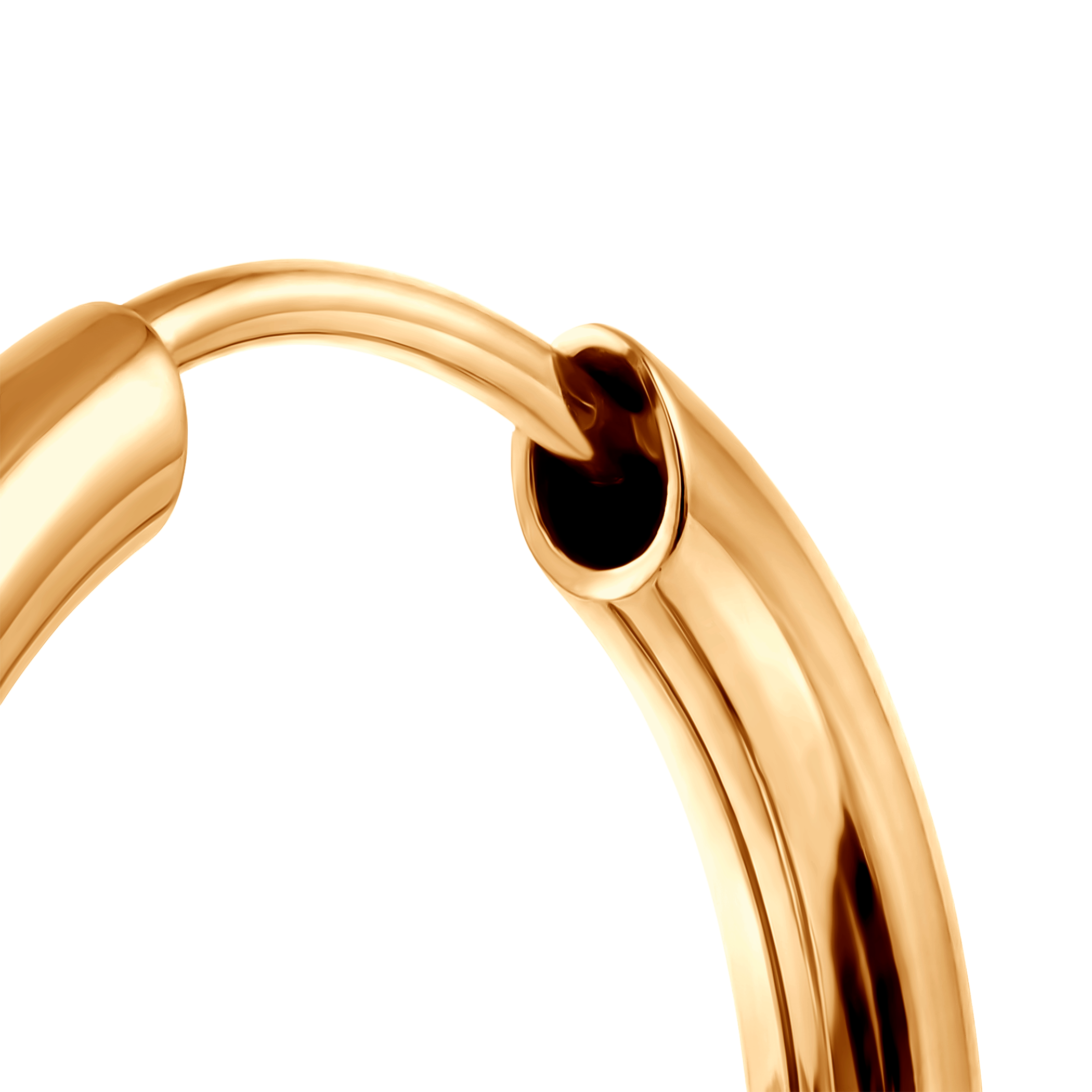 Lekkie Kolczyki koła Savicki: złote (585) 1,5cm - 3