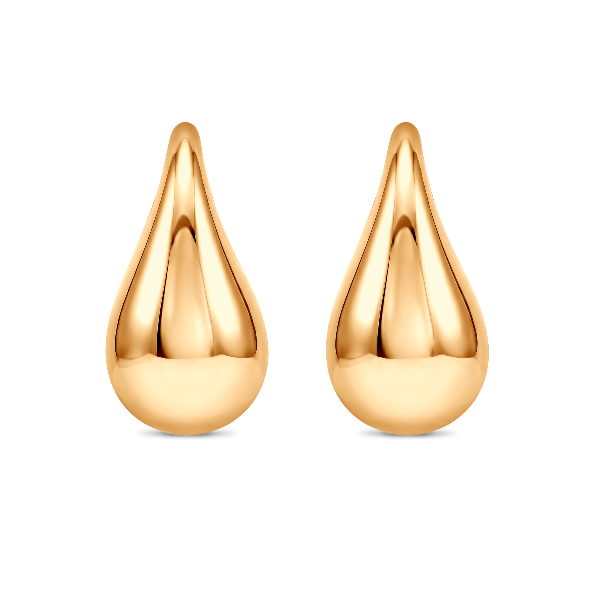 Kolczyki małe krople Savicki: złote