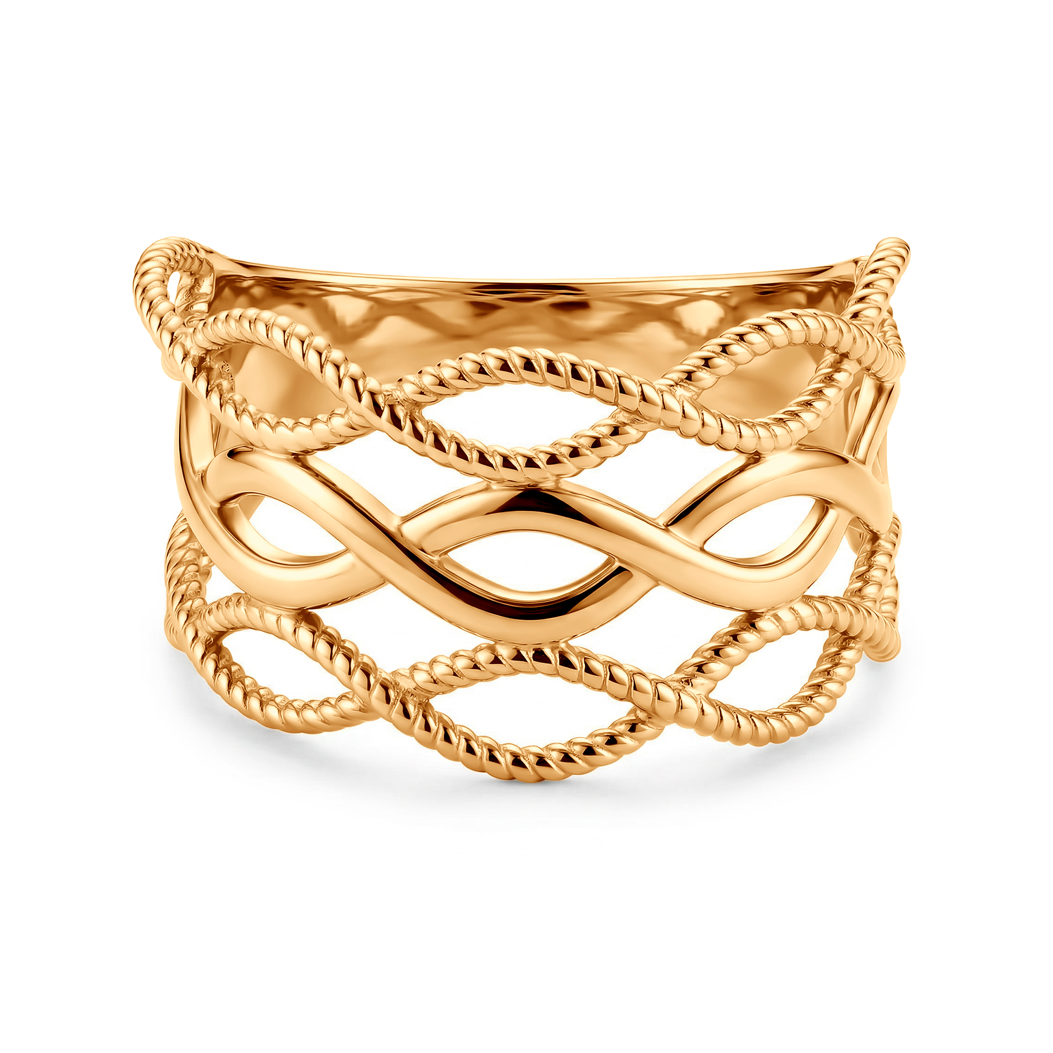 Ring SAVICKI: Gold Unendlichkeitszeichen