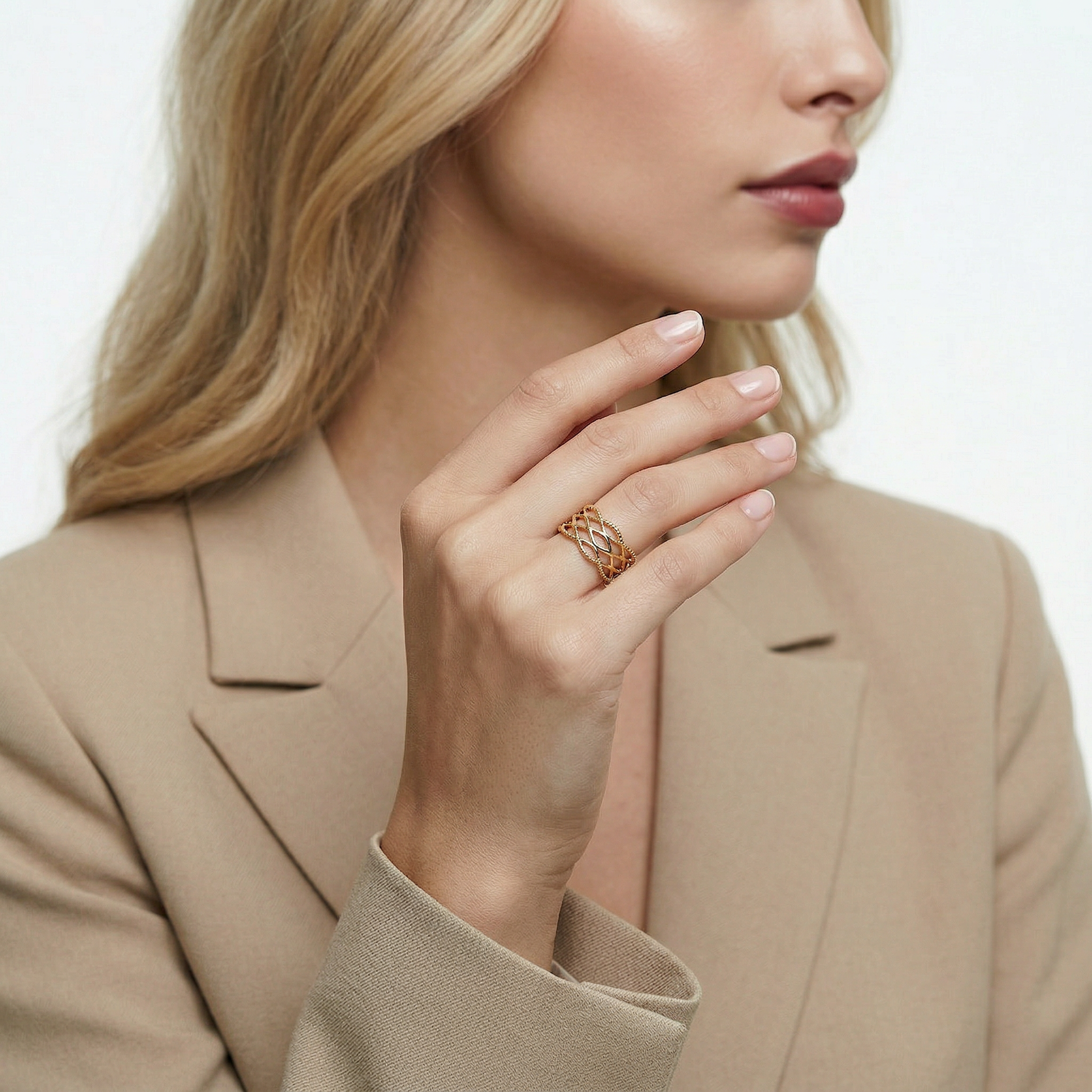 Ring SAVICKI: Gold Unendlichkeitszeichen - 5