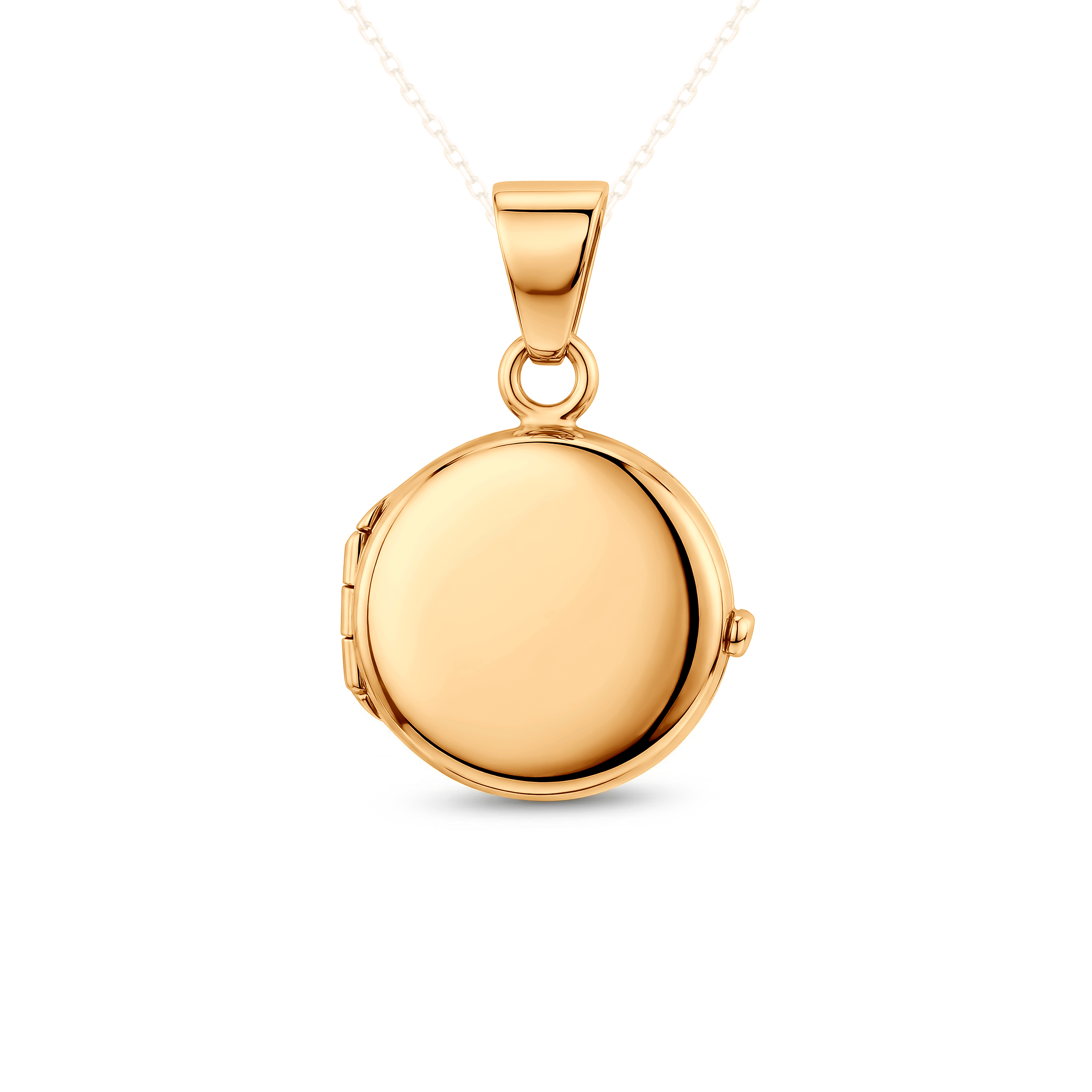 Zawieszka złota SAVICKI: puzderko duże koło