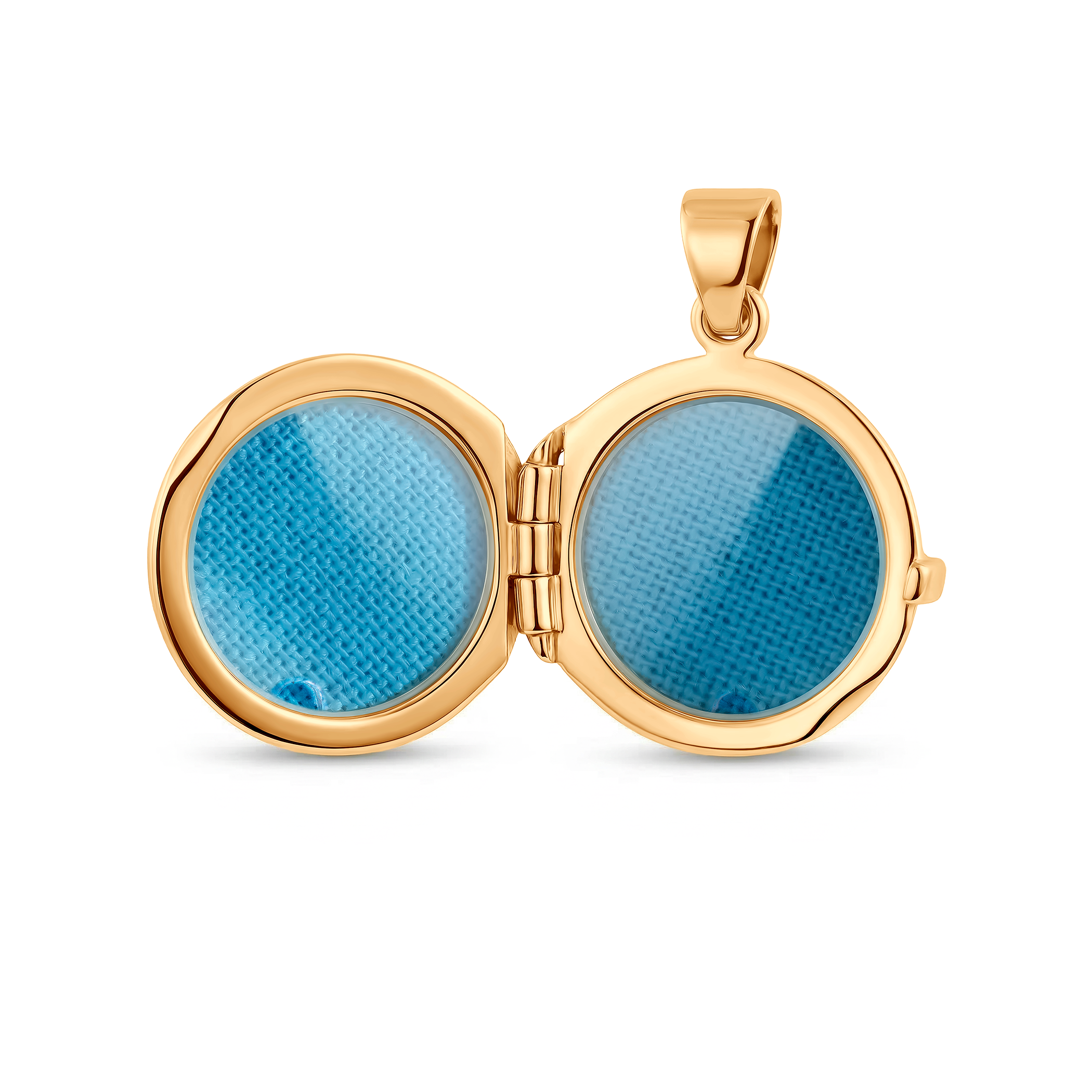 Zawieszka złota SAVICKI: puzderko z wygrawerowanym kwiatem - 3