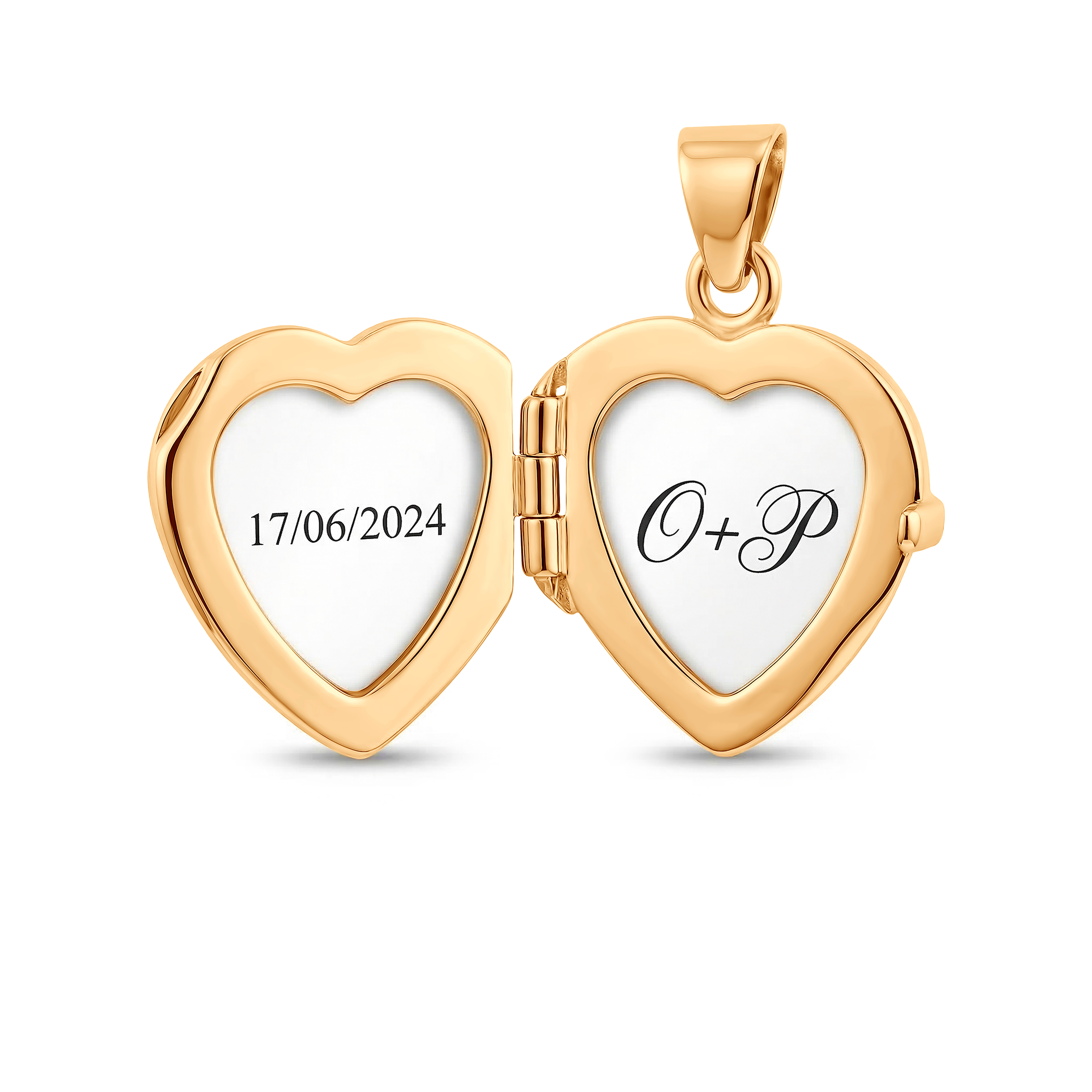 Zawieszka złota SAVICKI: puzderko gładkie serce - 4