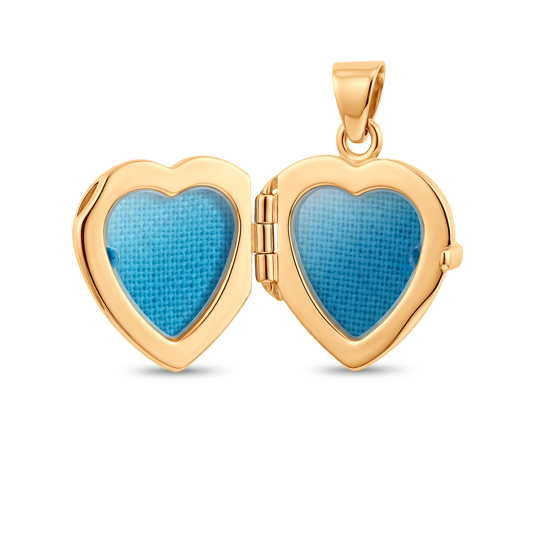 Zawieszka złota SAVICKI: puzderko grawerowane serce - 3